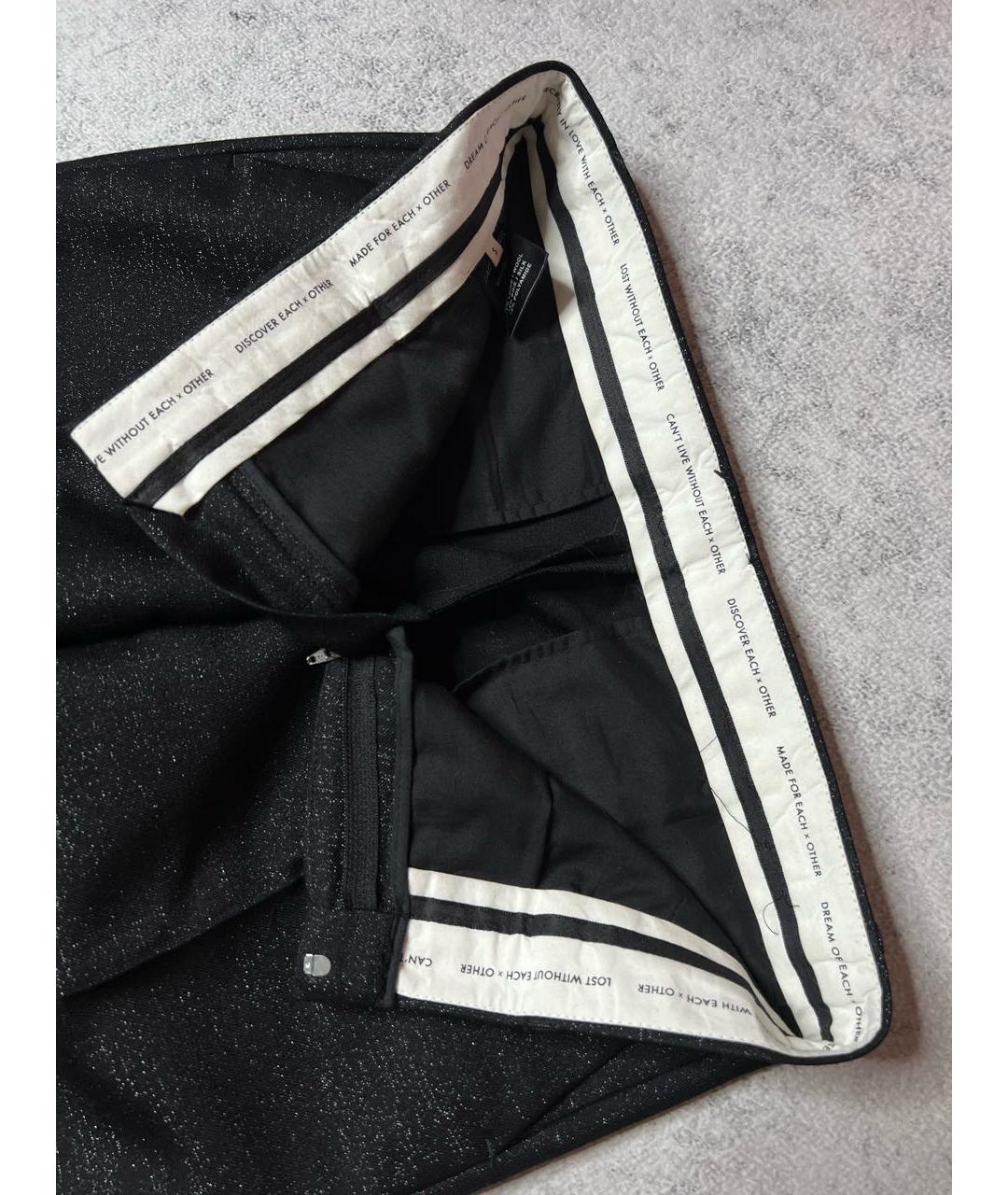 EACH X OTHER Черные шерстяные брюки узкие, фото 5