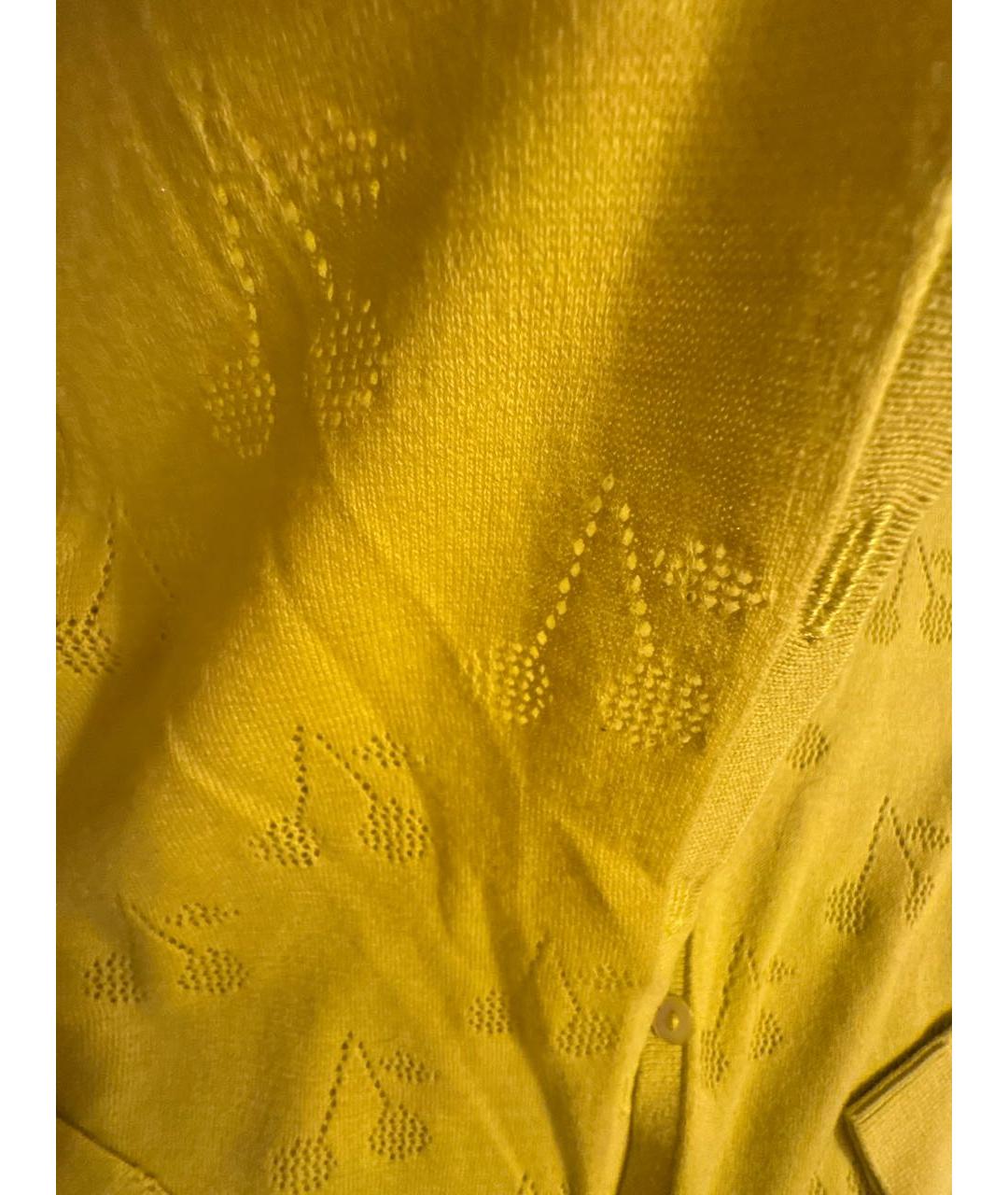 BONPOINT Желтый хлопковый жакет / жилет, фото 3