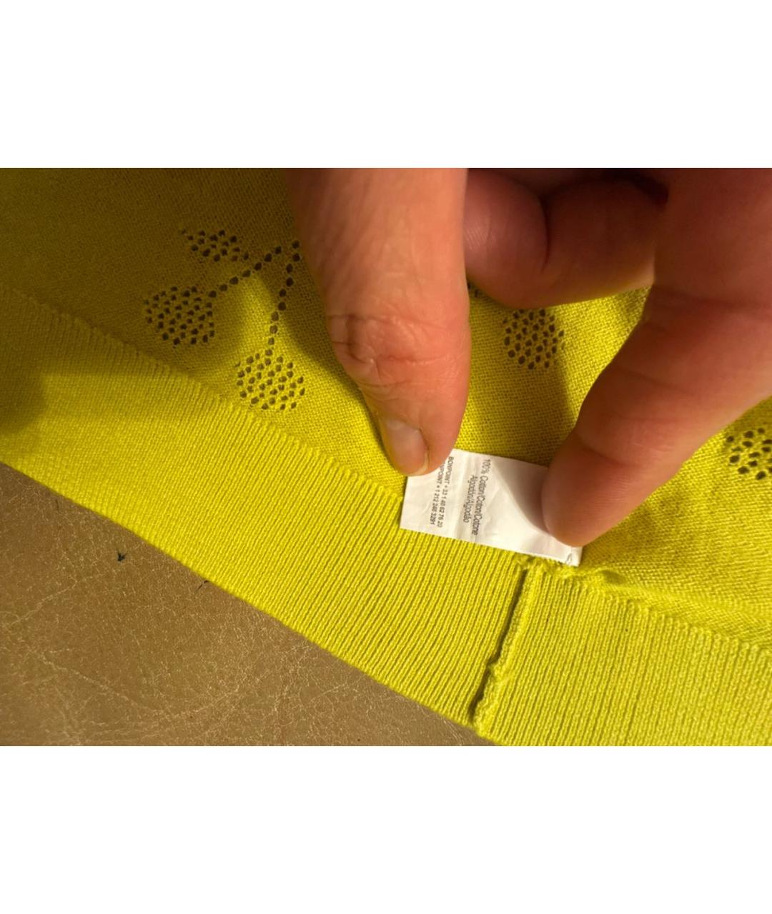 BONPOINT Желтый хлопковый жакет / жилет, фото 4