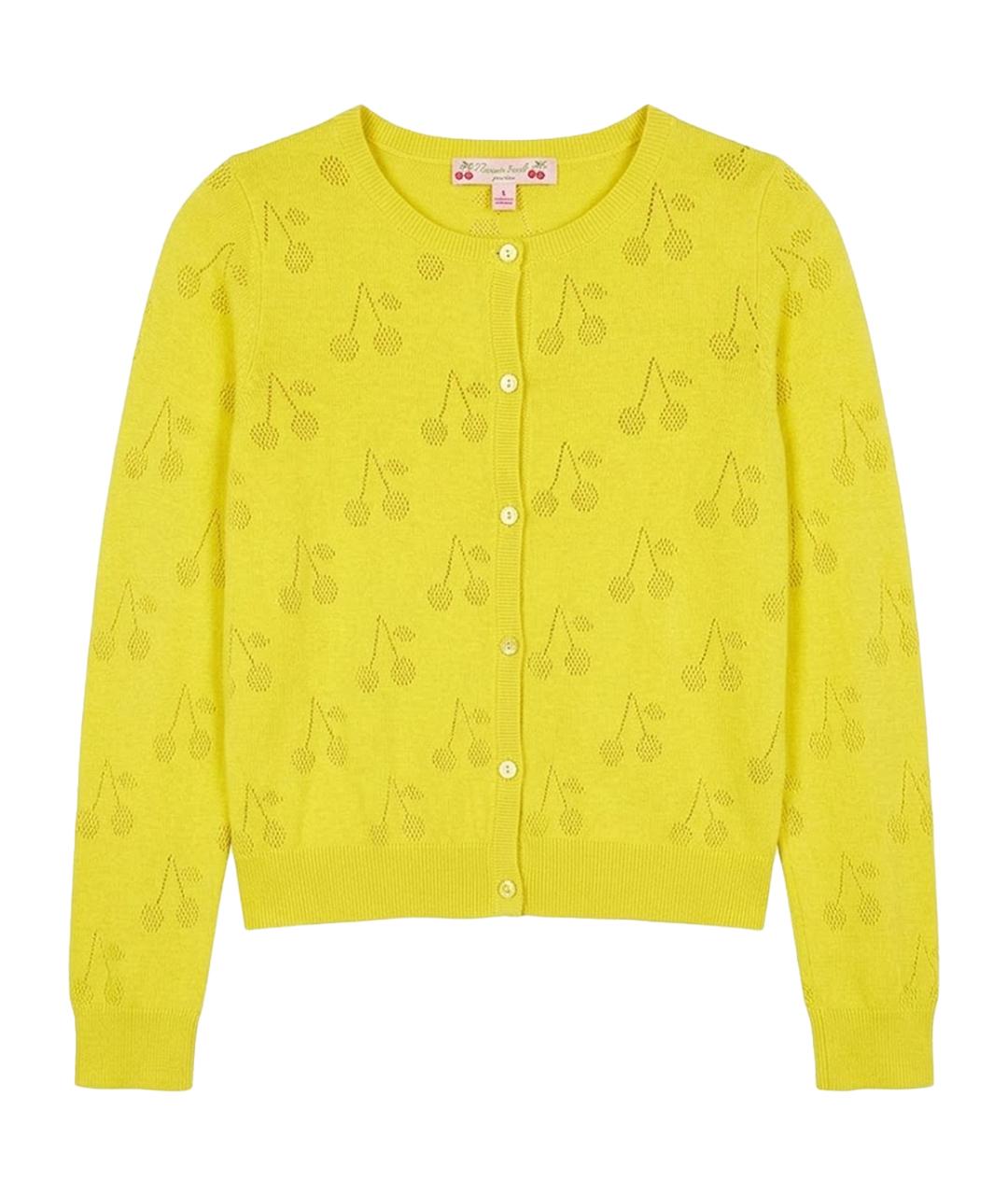 BONPOINT Желтый хлопковый жакет / жилет, фото 1