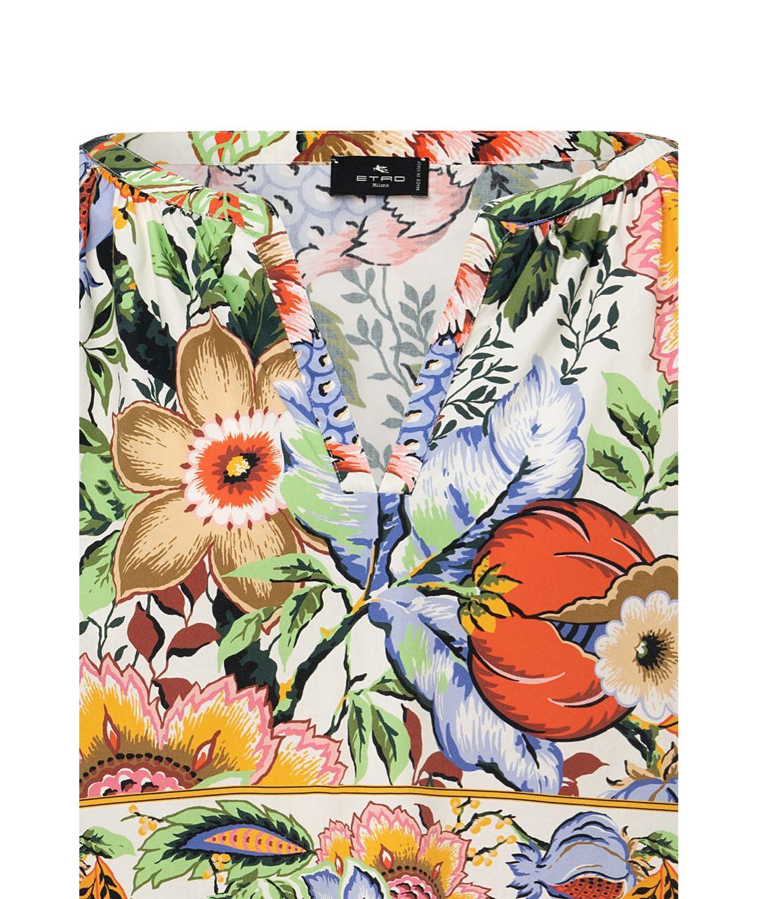 ETRO Мульти хлопковая блузы, фото 3
