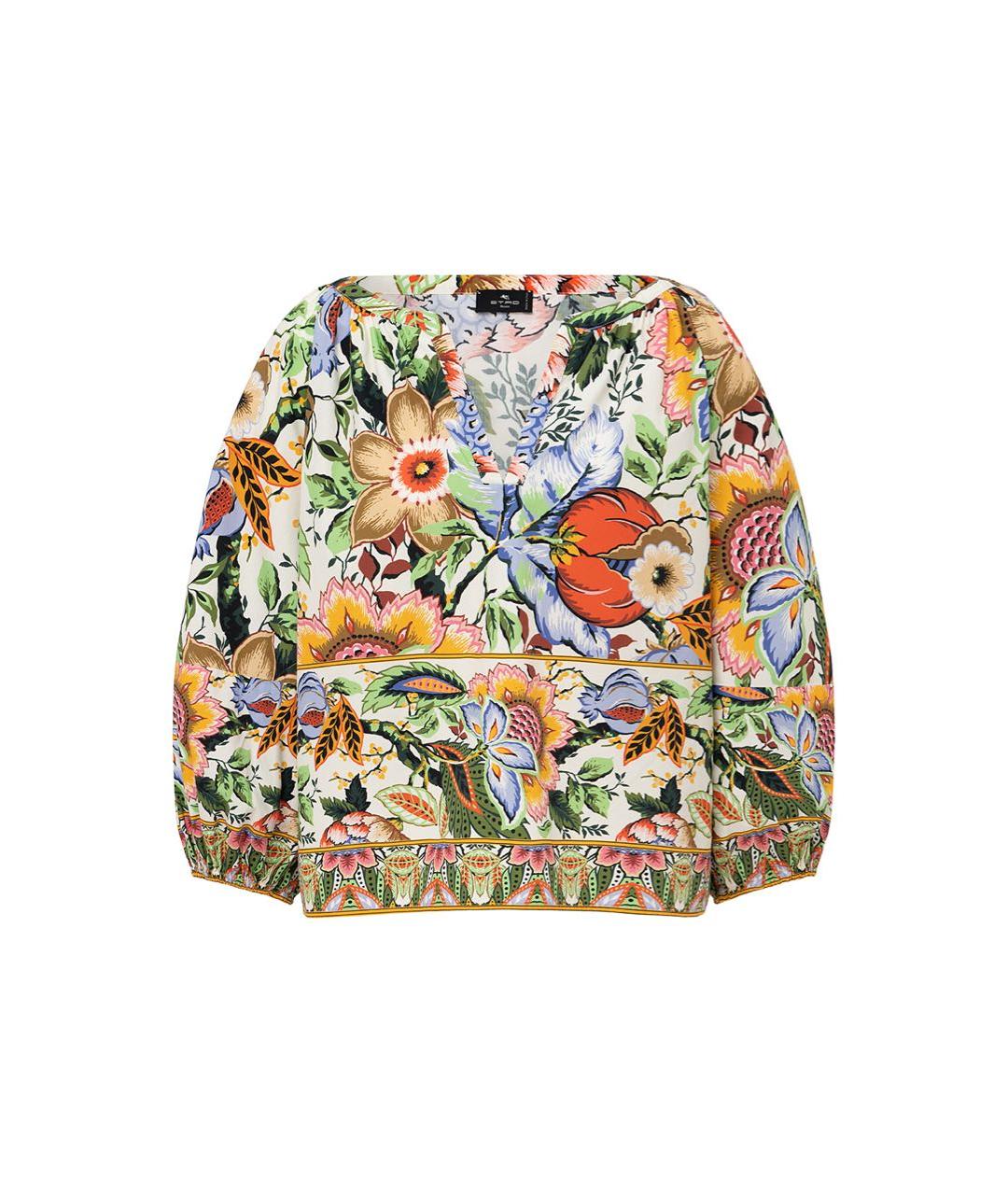 ETRO Мульти хлопковая блузы, фото 6