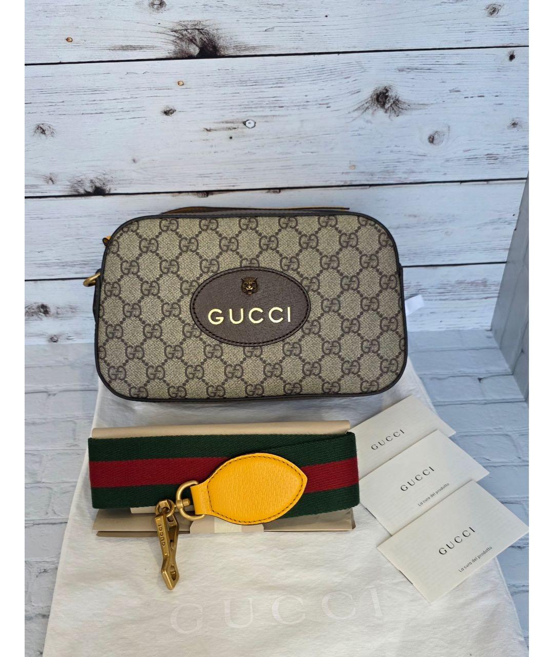 GUCCI Бежевая сумка через плечо, фото 5