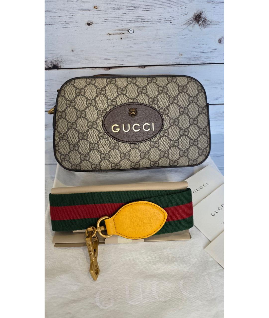 GUCCI Бежевая сумка через плечо, фото 9