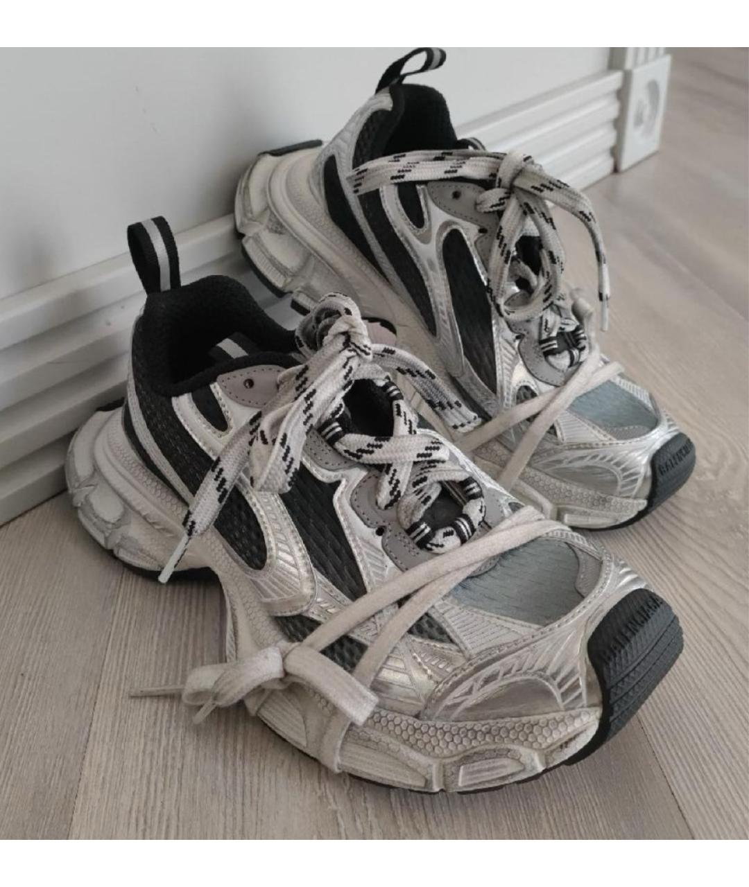 BALENCIAGA Серые кроссовки, фото 5