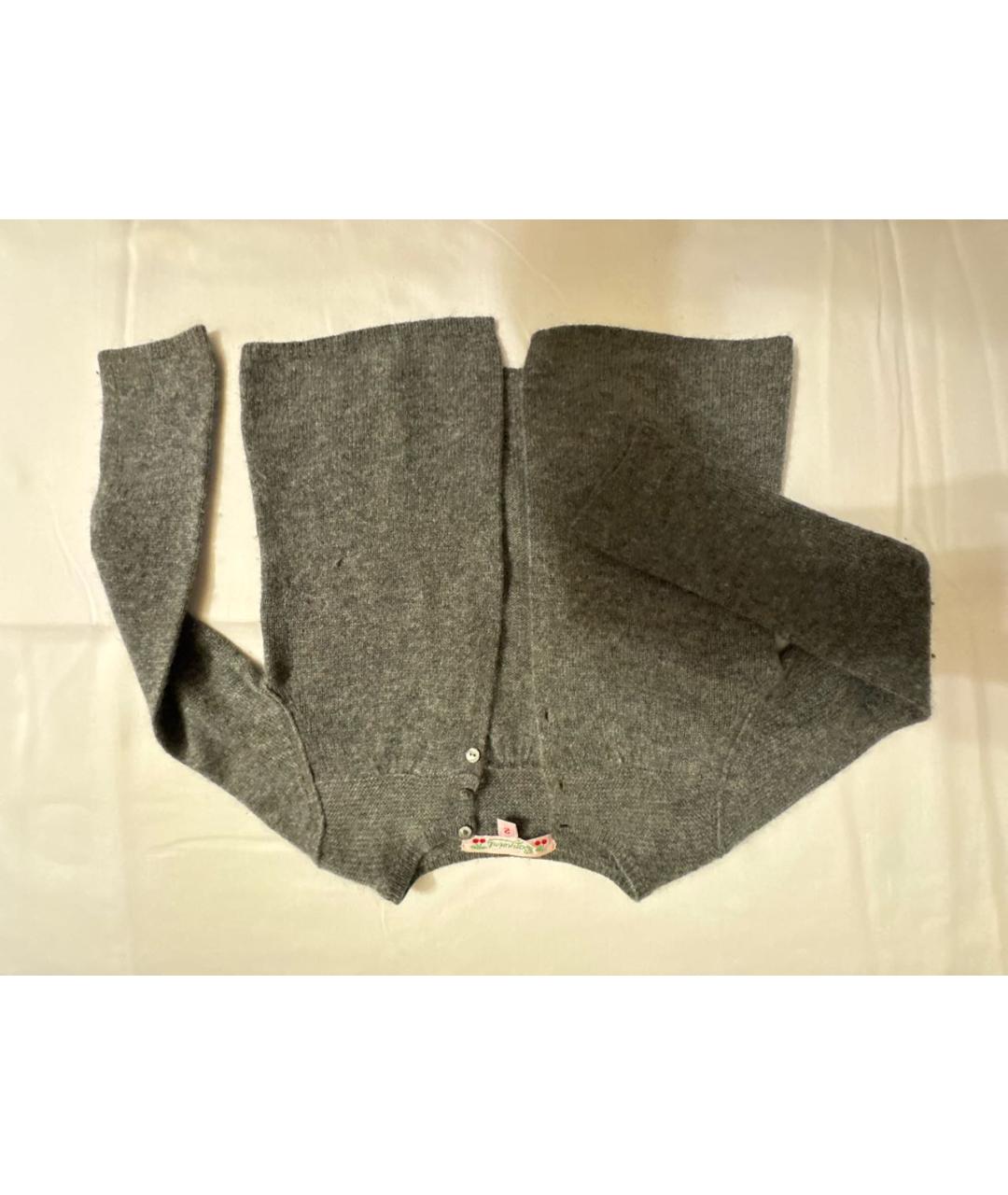 BONPOINT Серый кашемировый жакет / жилет, фото 2