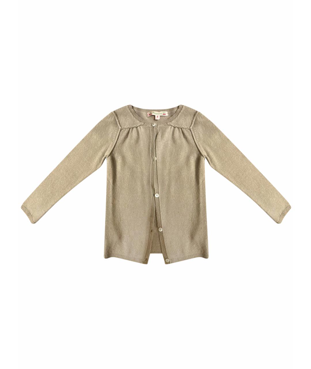 BONPOINT Бежевый кашемировый жакет / жилет, фото 1