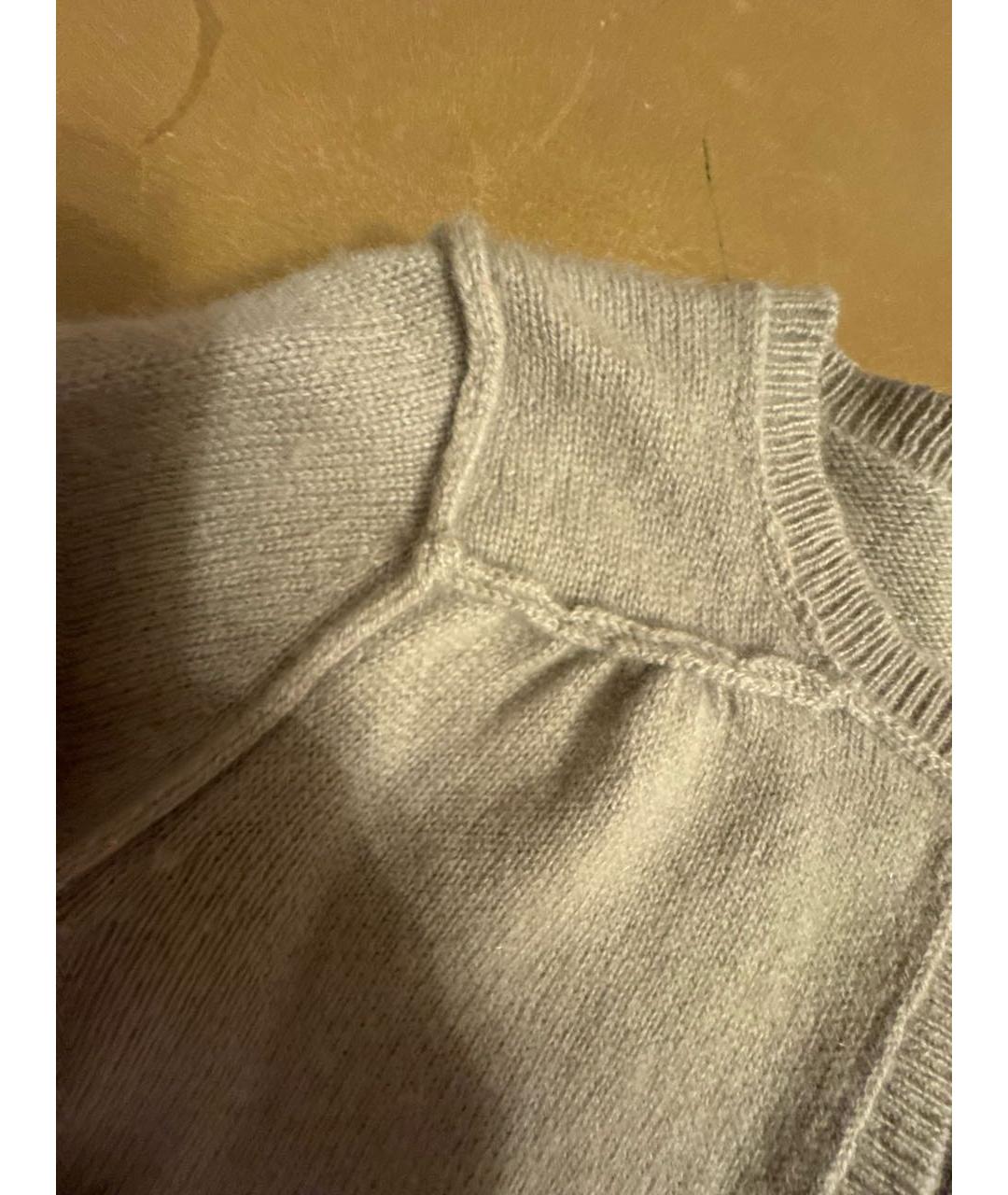 BONPOINT Бежевый кашемировый жакет / жилет, фото 3