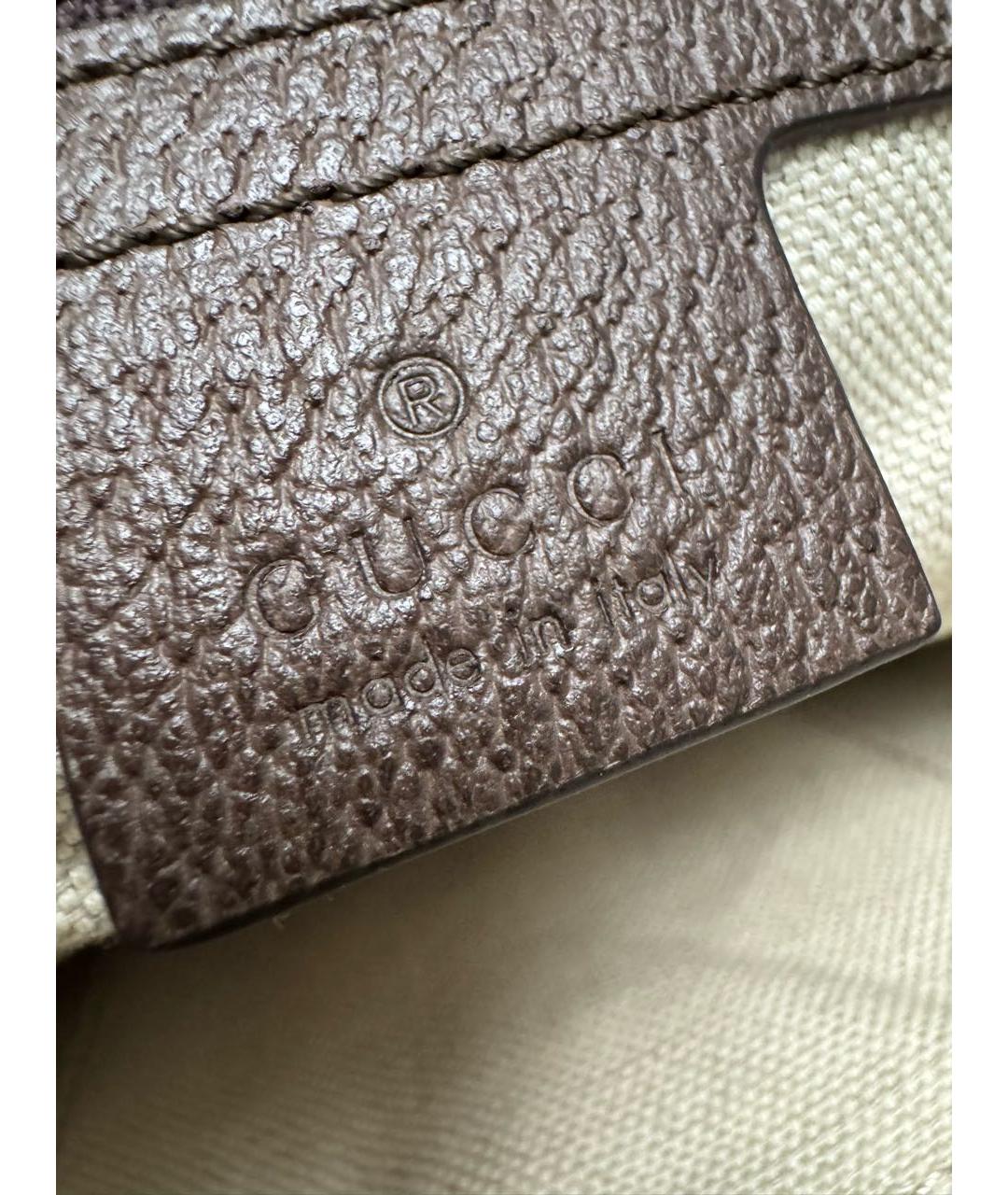 GUCCI Бежевый рюкзак из искусственной кожи, фото 4