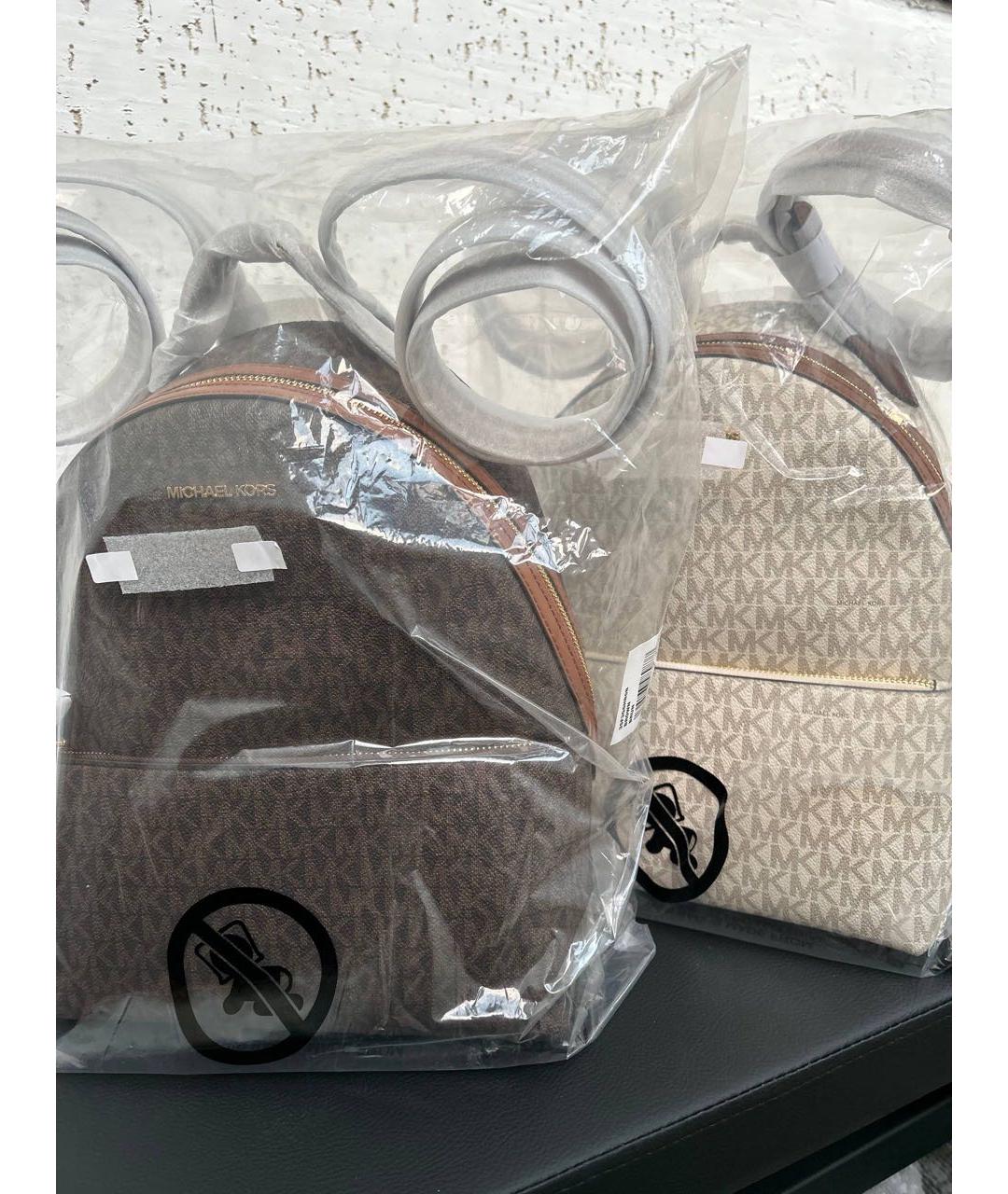 MICHAEL KORS Коричневый рюкзак, фото 7