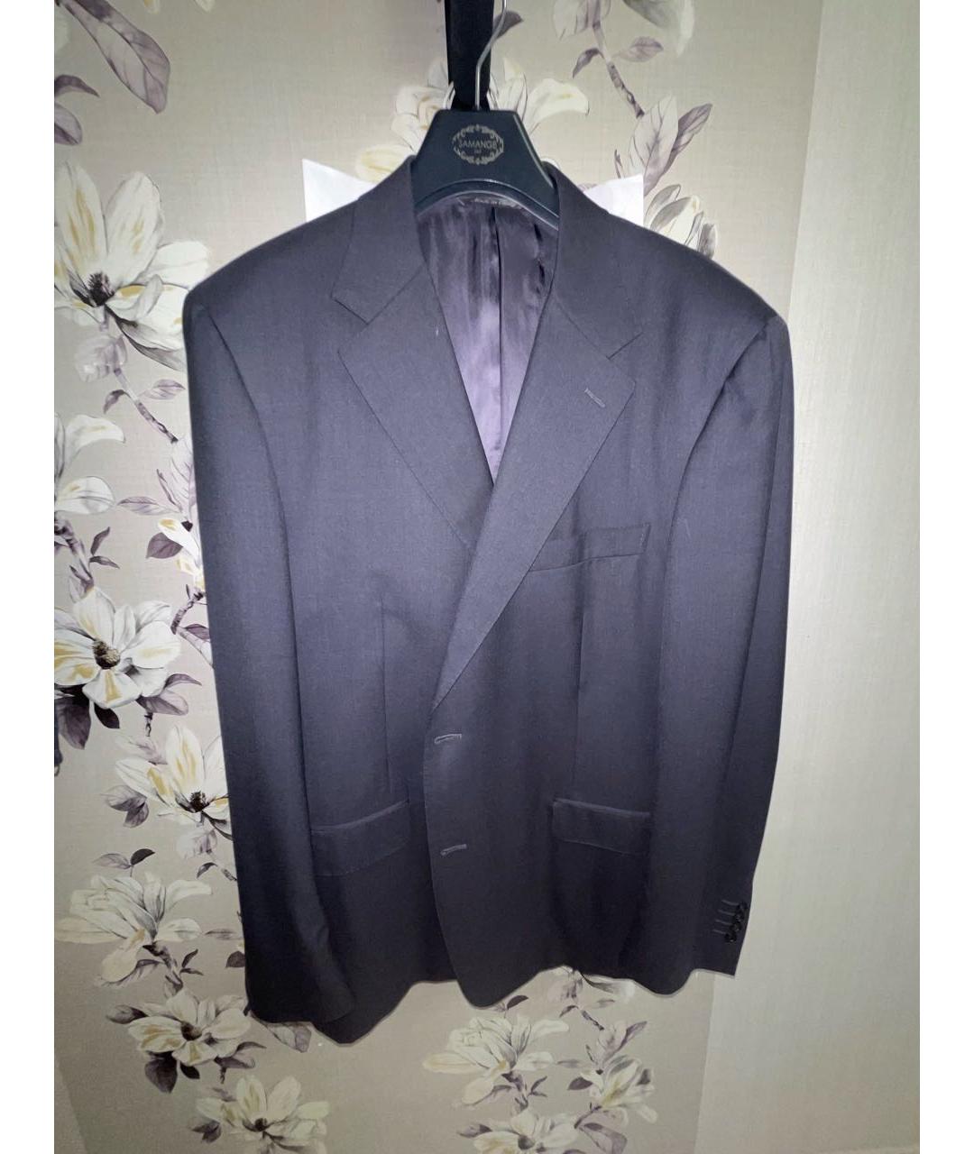 CANALI Антрацитовый шерстяной пиджак, фото 8
