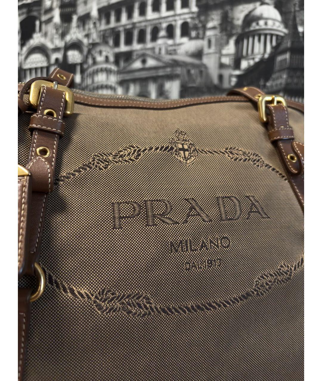 PRADA Коричневая сумка через плечо, фото 6