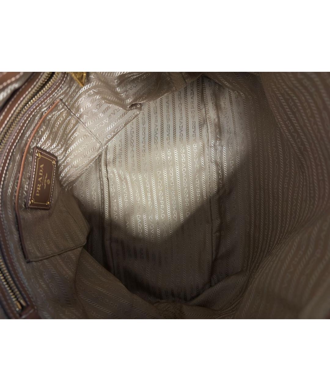 PRADA Коричневая сумка через плечо, фото 4