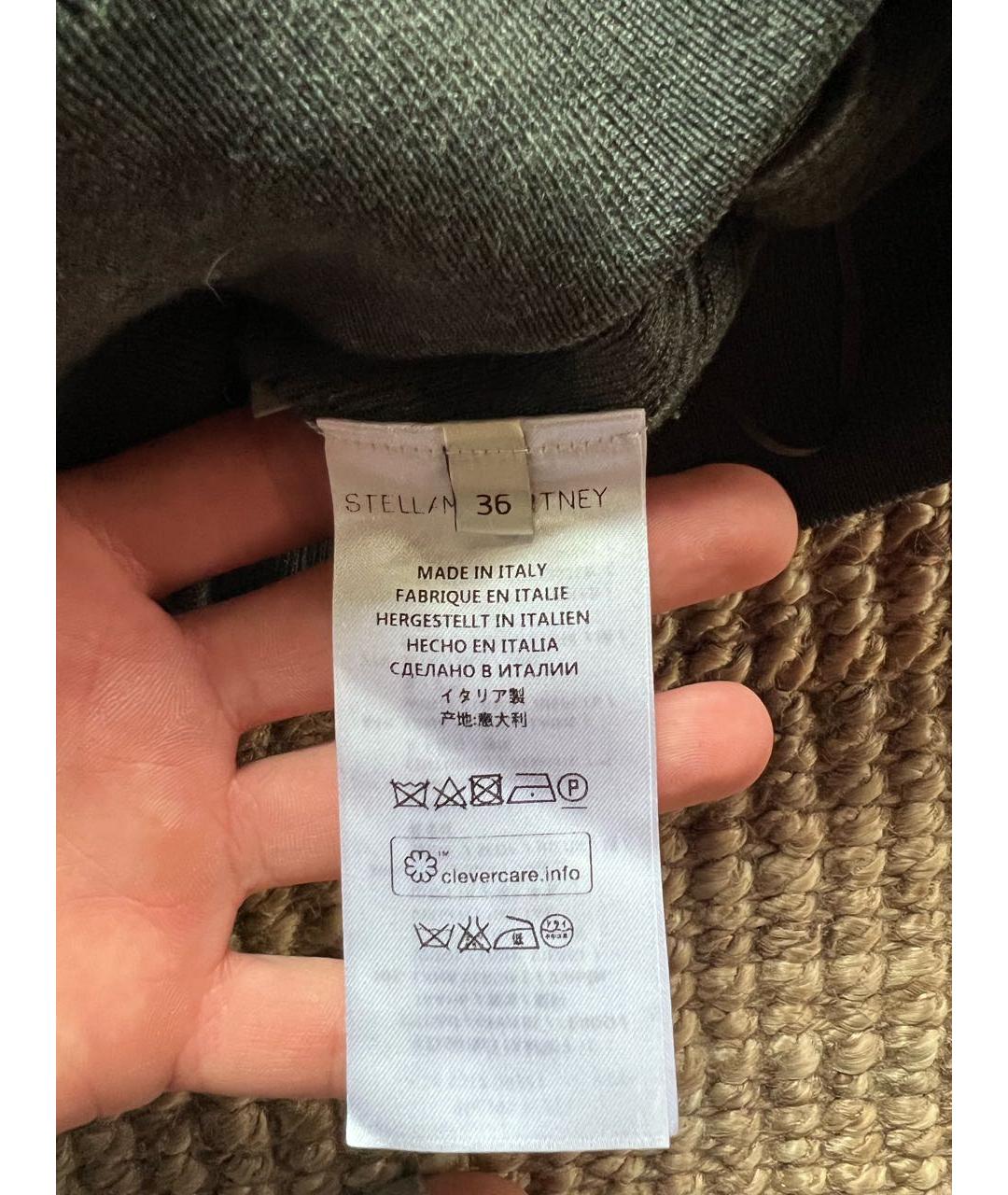 STELLA MCCARTNEY Серый шерстяной костюм с брюками, фото 4