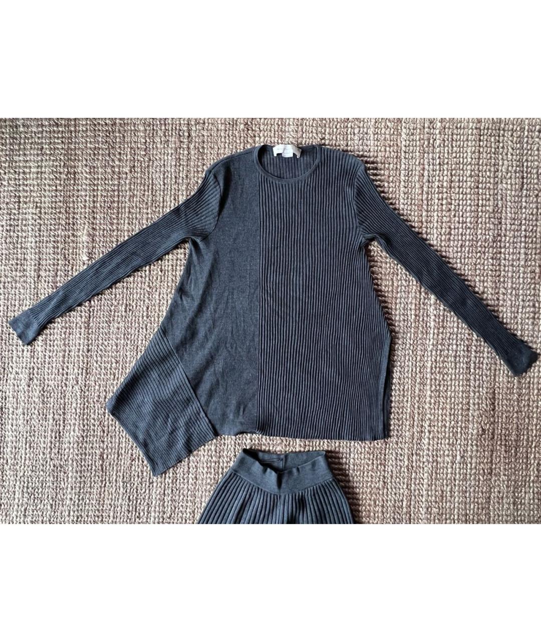 STELLA MCCARTNEY Серый шерстяной костюм с брюками, фото 8