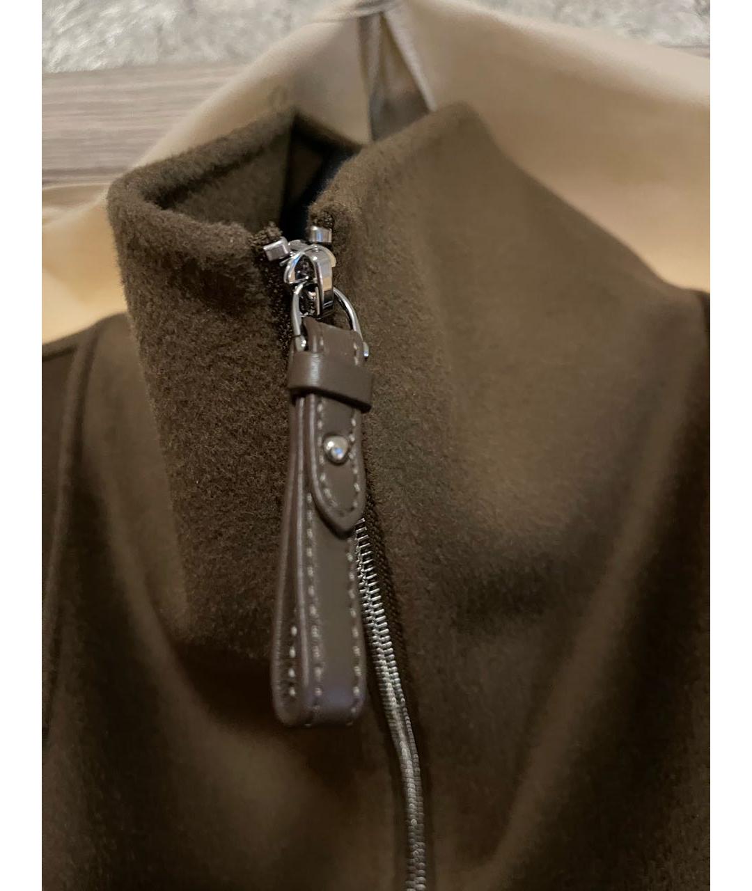12 STOREEZ Коричневое шерстяное пальто, фото 4