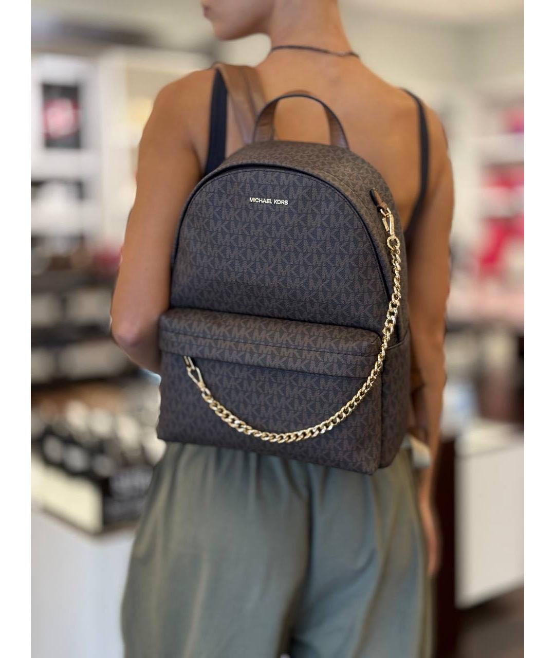 MICHAEL KORS Коричневый рюкзак, фото 6