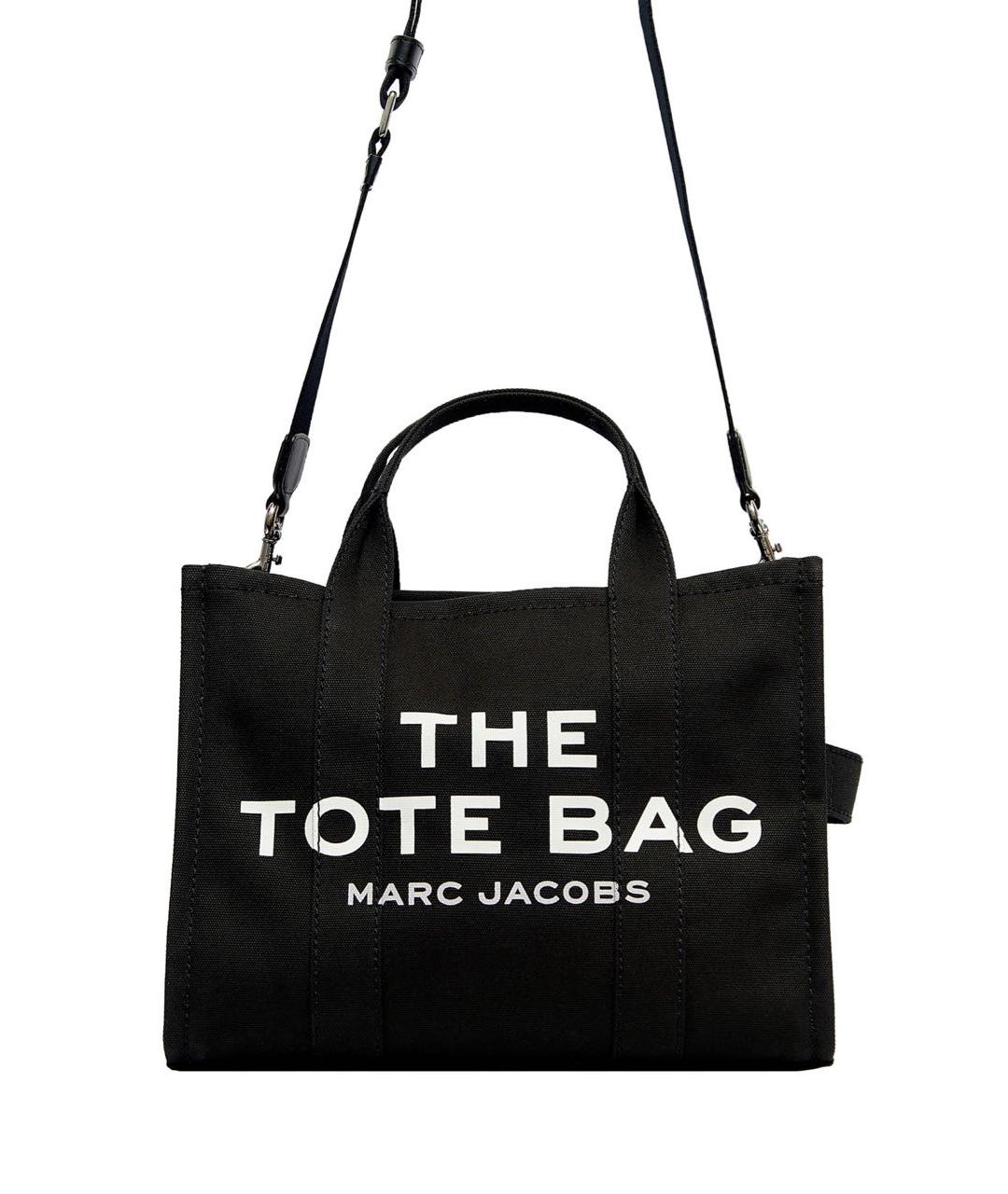 MARC JACOBS Черная тканевая сумка тоут, фото 9