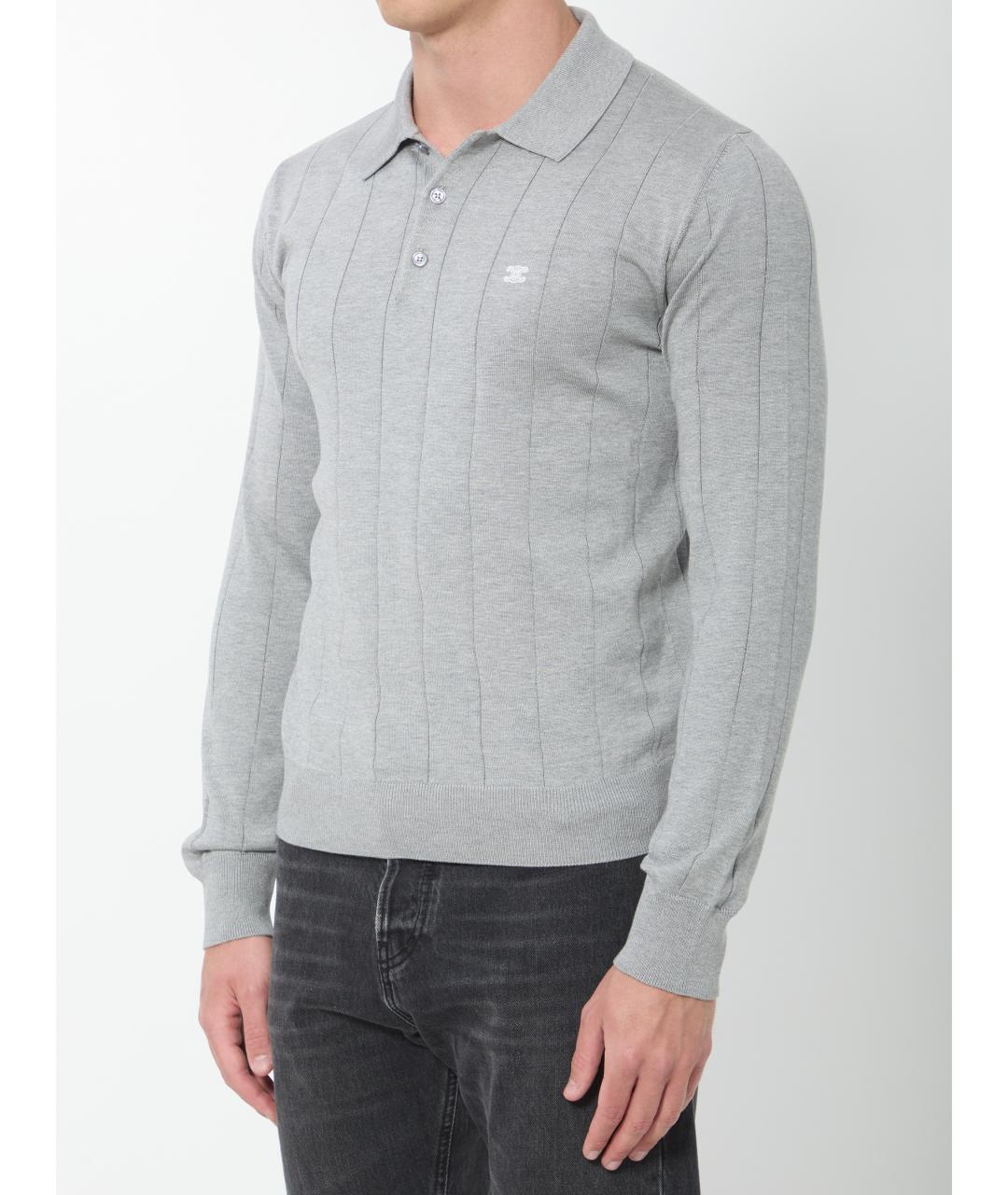 CELINE Серый шелковый джемпер / свитер, фото 2