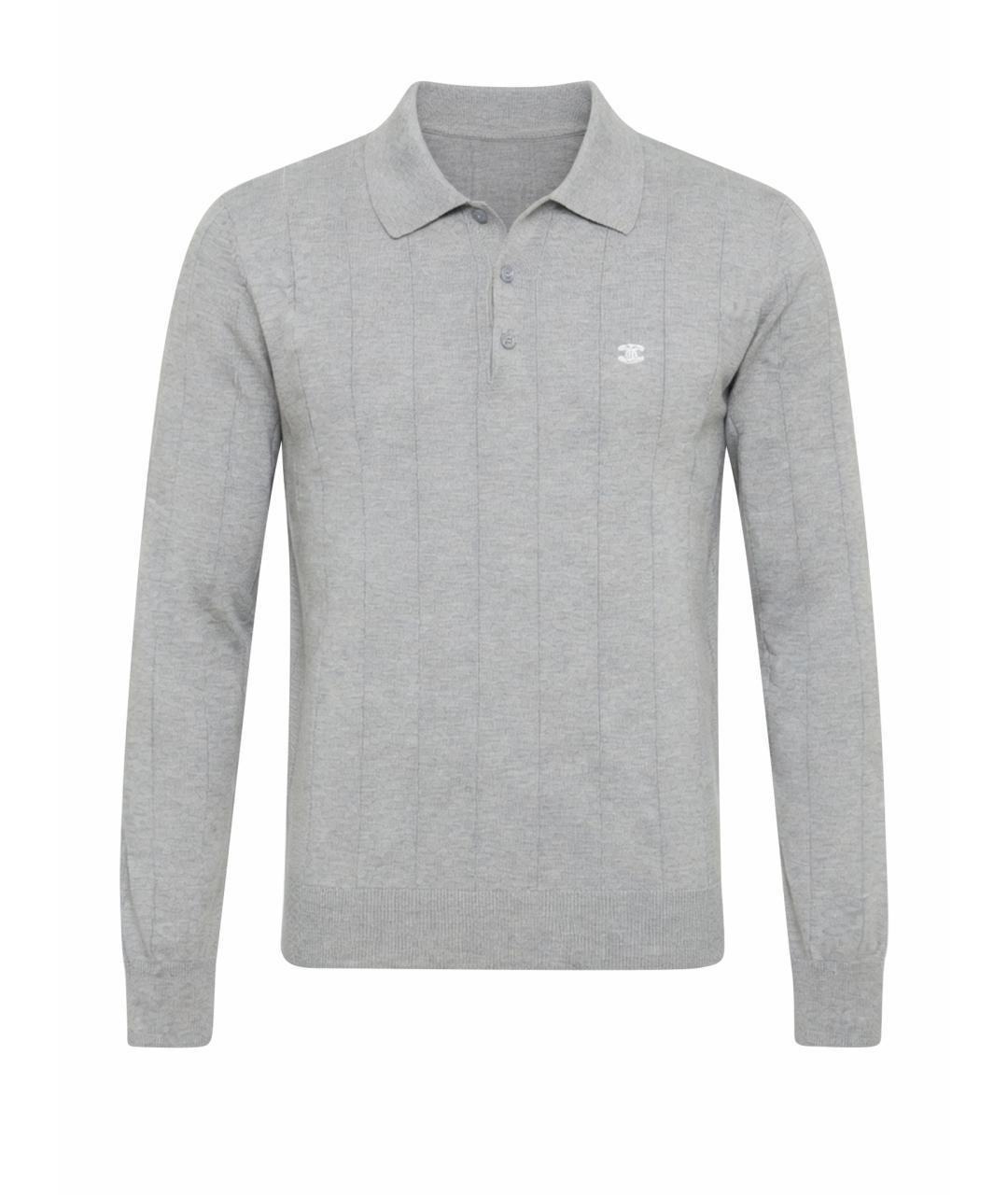 CELINE Серый шелковый джемпер / свитер, фото 1