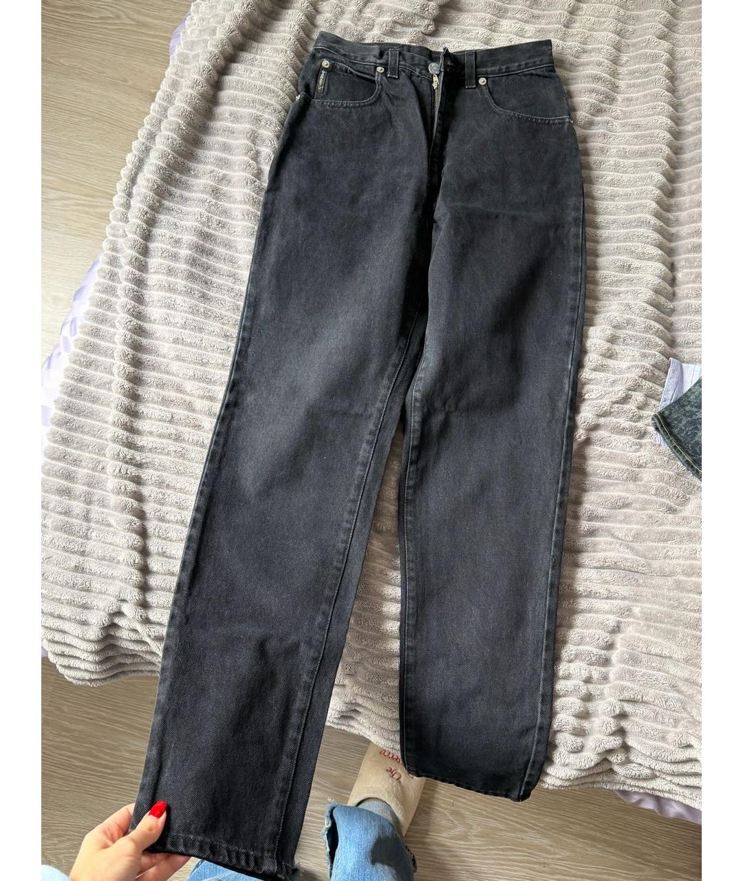 ARMANI JEANS Черные прямые джинсы, фото 5