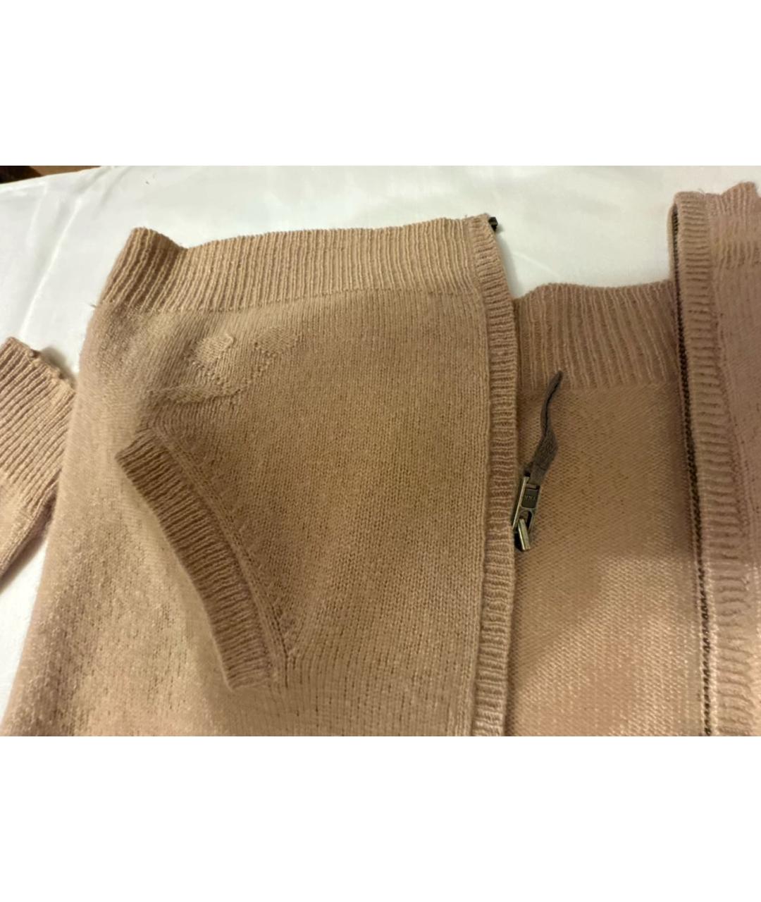 BONPOINT Розовый кашемировый жакет / жилет, фото 4