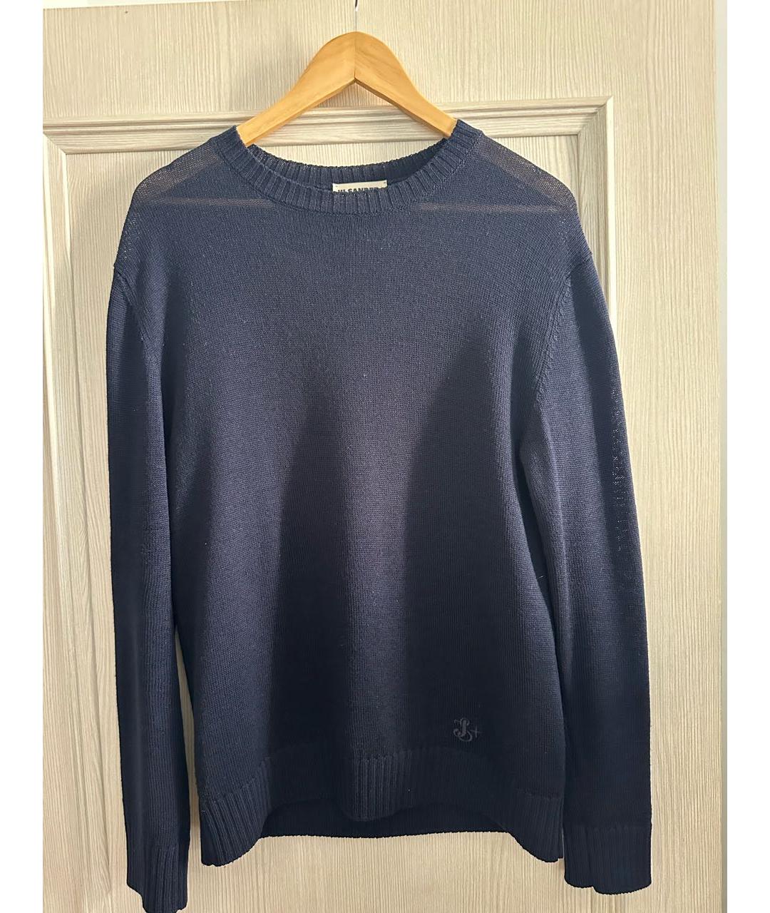 JIL SANDER Темно-синий джемпер / свитер, фото 4