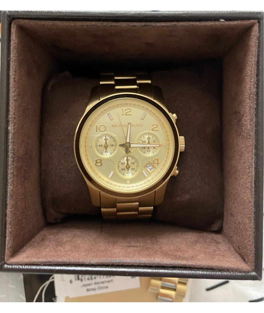 MICHAEL MICHAEL KORS Золотые позолоченные часы, фото 4