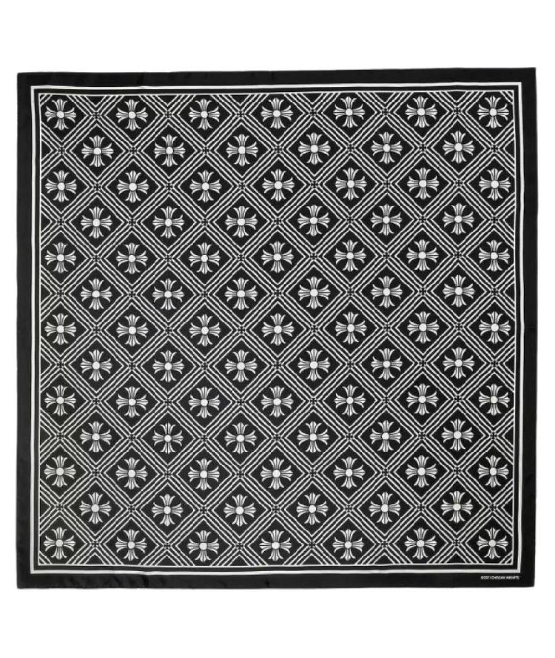 CHROME HEARTS Черный шарф, фото 1