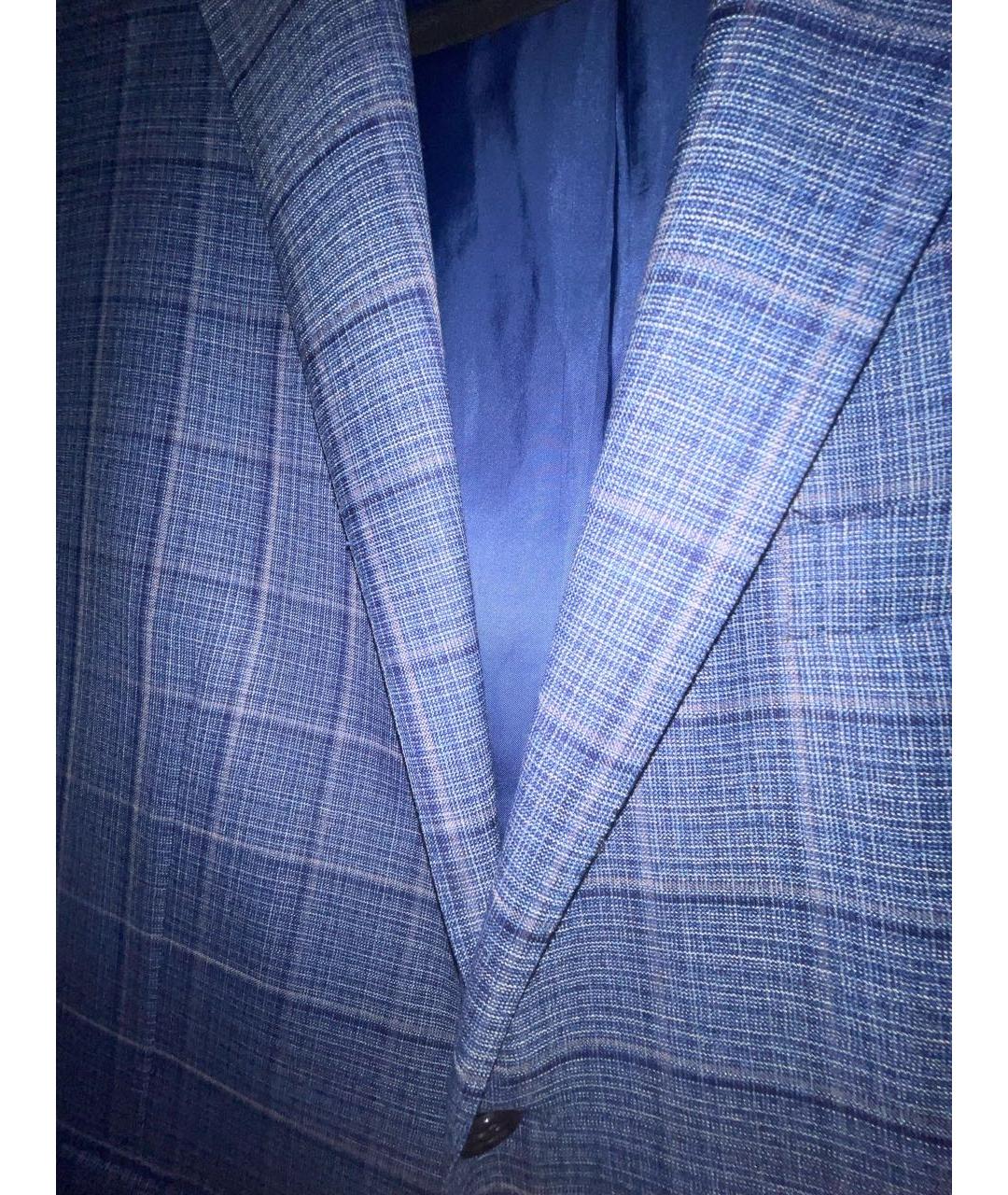 CORNELIANI Синий шерстяной пиджак, фото 3