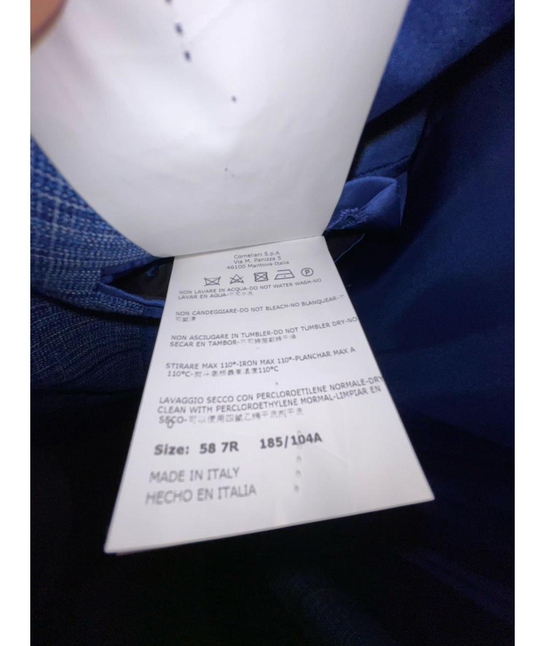 CORNELIANI Синий шерстяной пиджак, фото 7