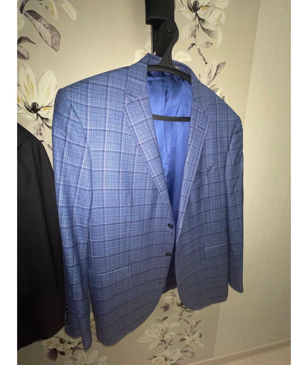 CORNELIANI Синий шерстяной пиджак, фото 8