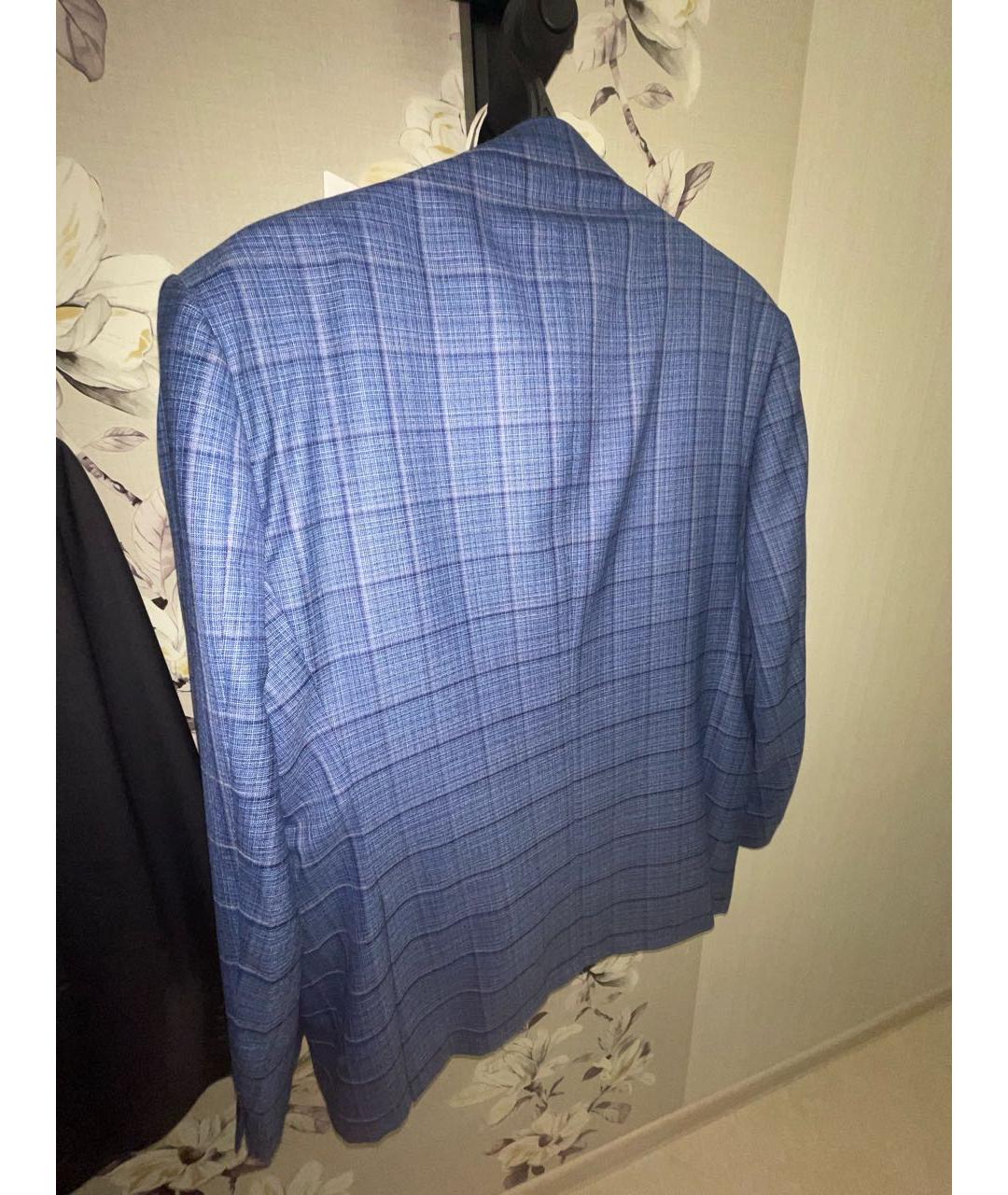 CORNELIANI Синий шерстяной пиджак, фото 2