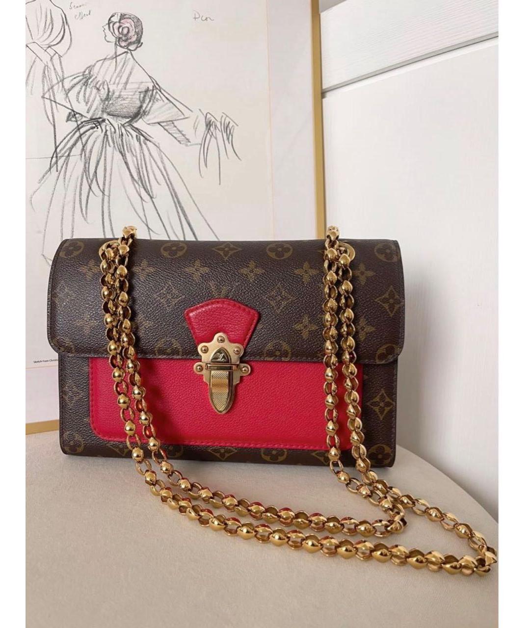 LOUIS VUITTON Красная сумка через плечо, фото 2