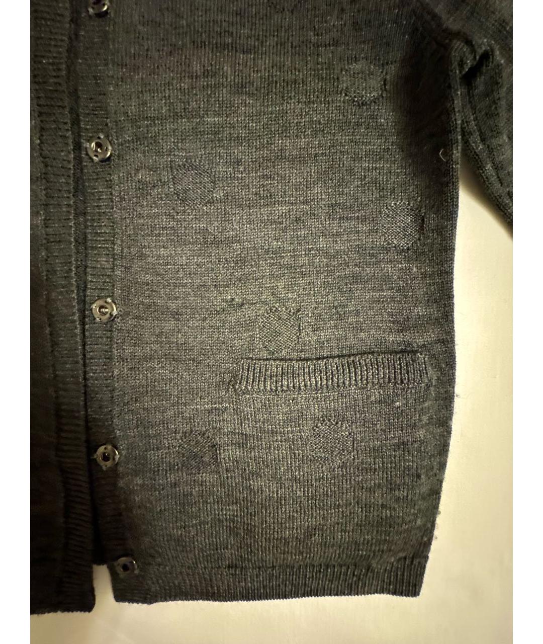 BONPOINT Серый шерстяной жакет / жилет, фото 3