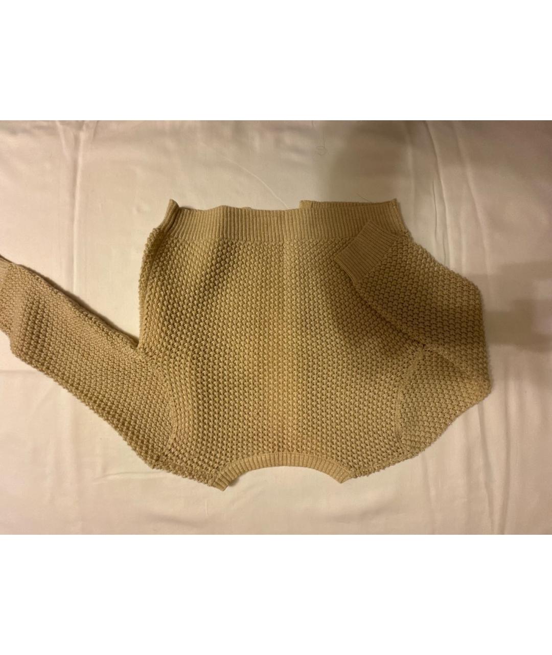 BONPOINT Золотой шерстяной жакет / жилет, фото 4