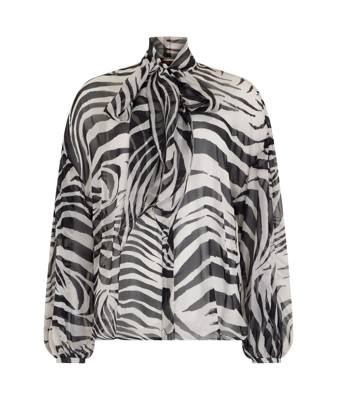 MAX MARA STUDIO Мульти шелковая блузы, фото 1