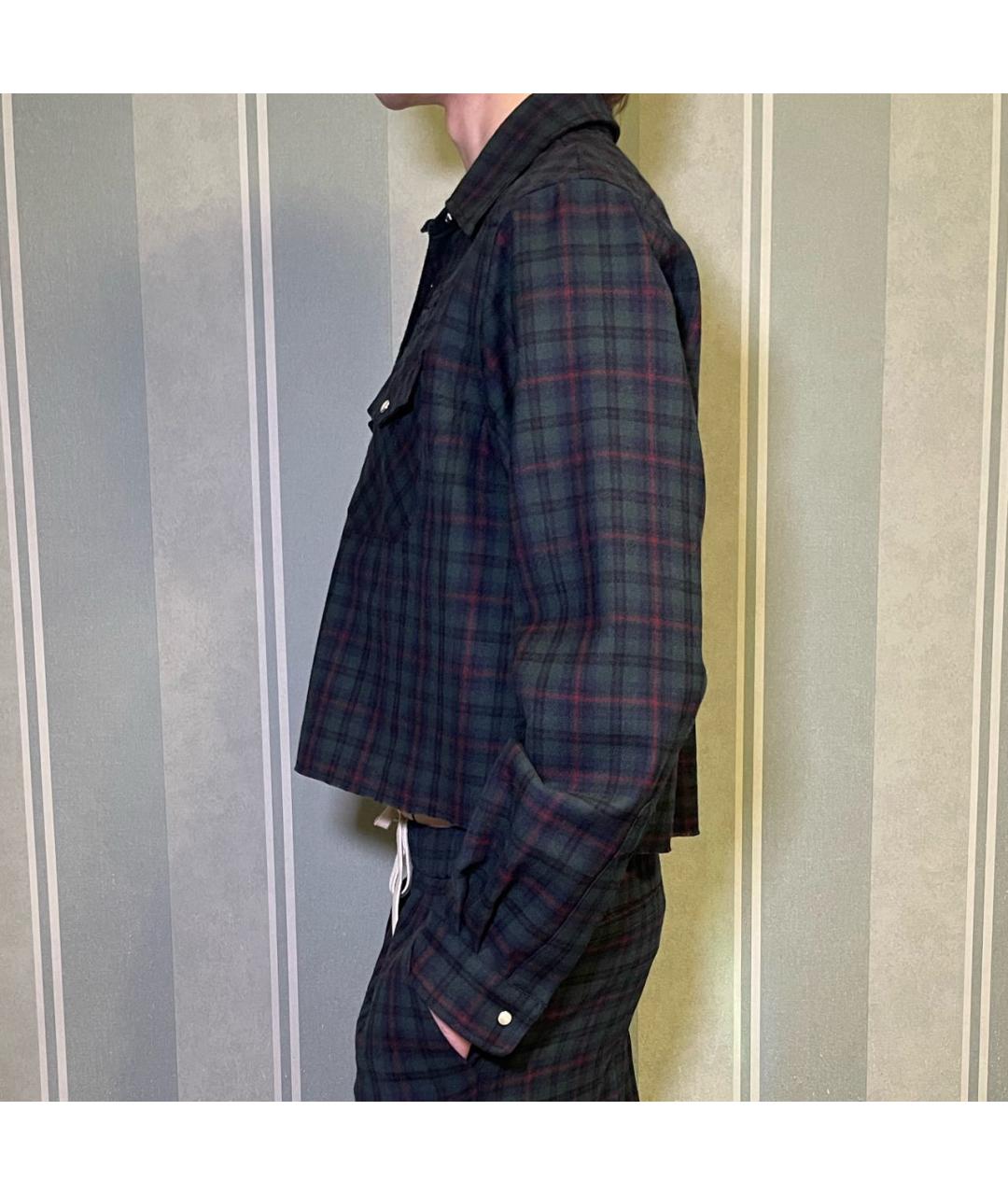 MIU MIU Мульти шерстяная рубашка, фото 3