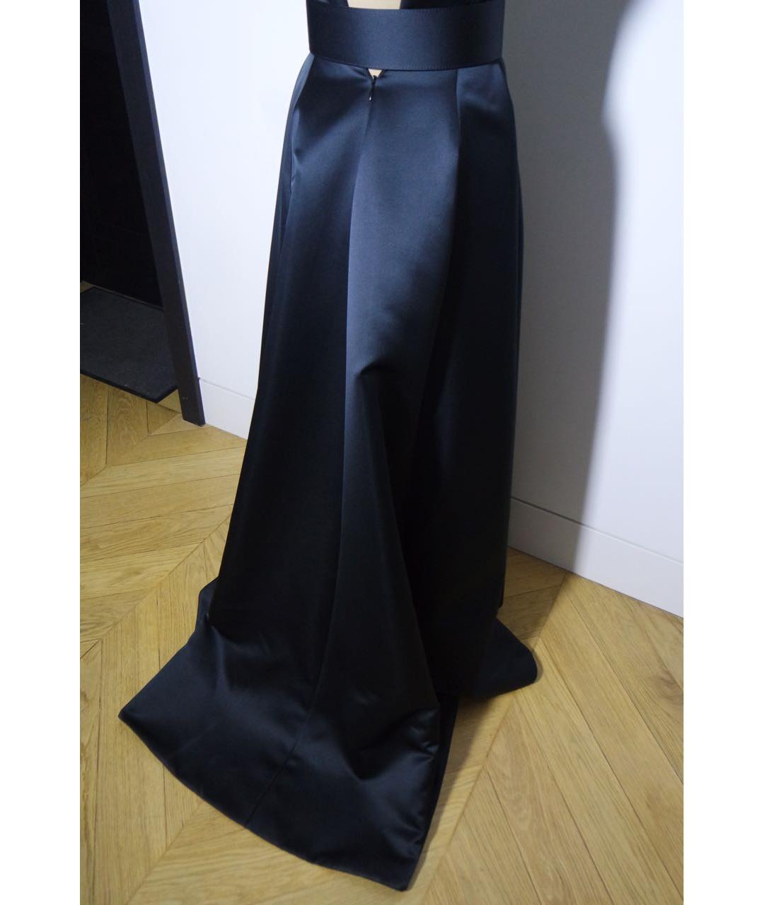 ALEXANDER TEREKHOV Черное шелковое вечернее платье, фото 8