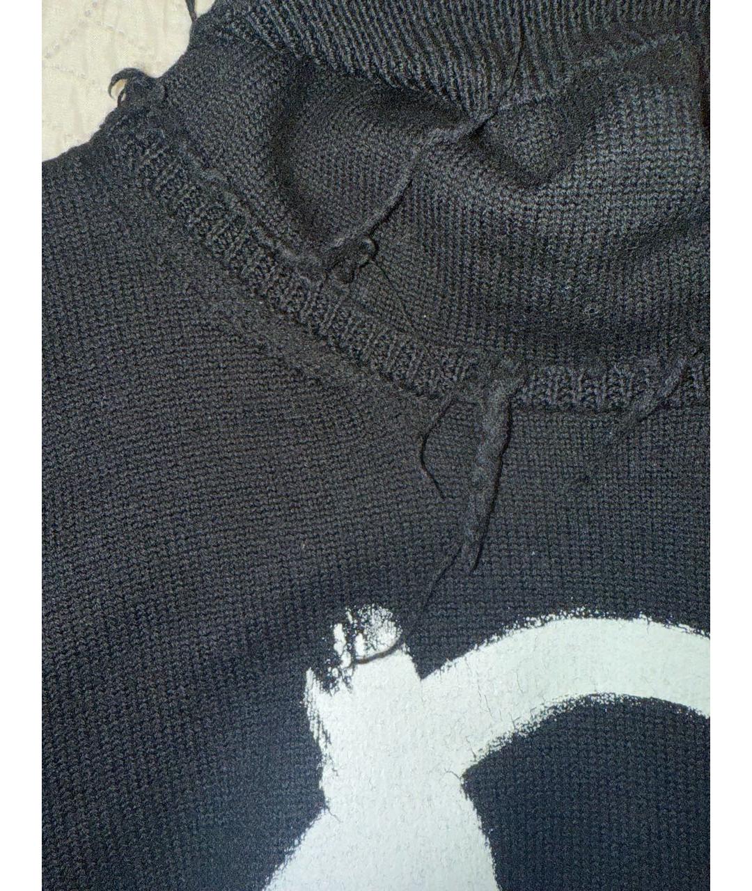 VETEMENTS Черный шерстяной джемпер / свитер, фото 4