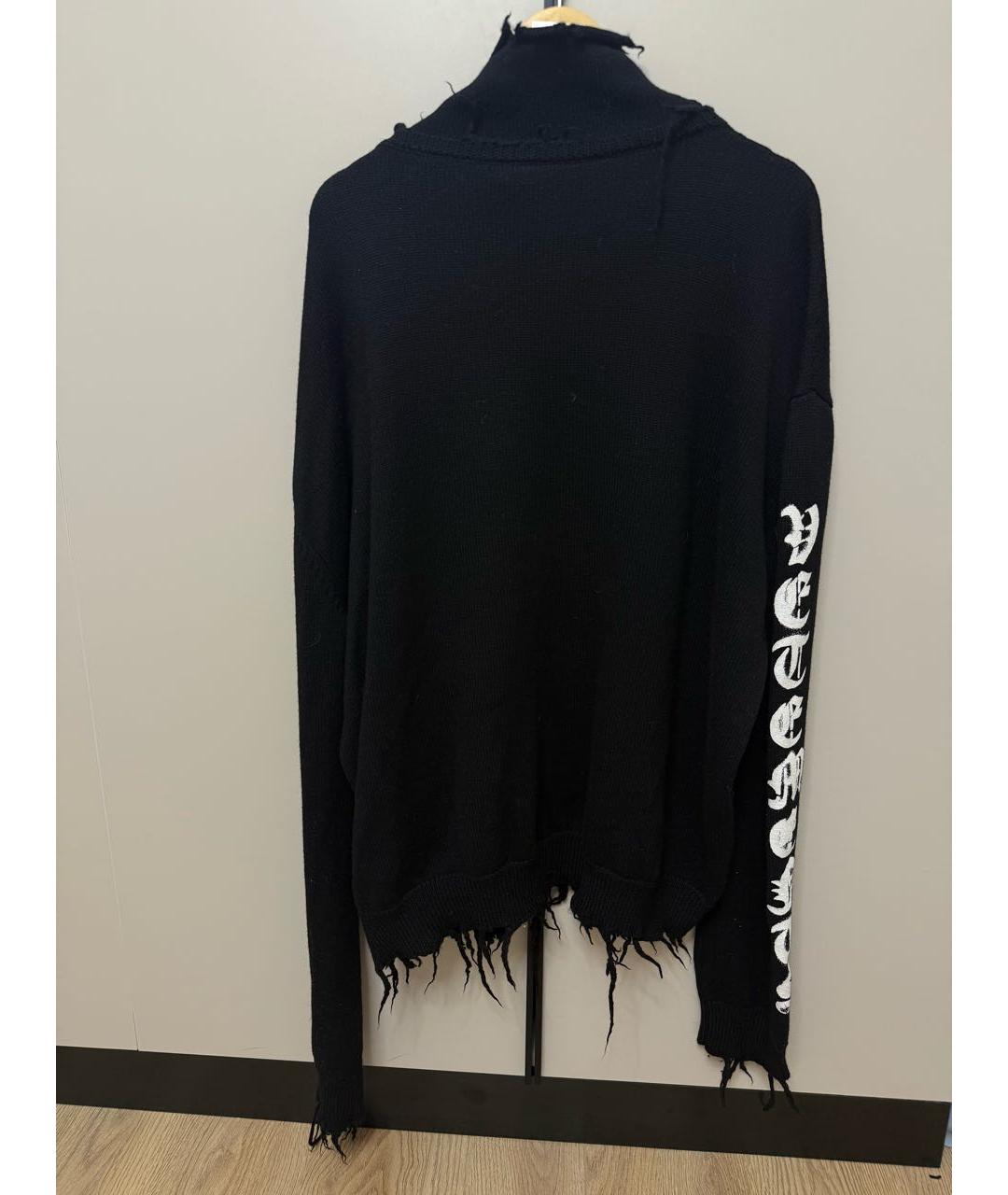 VETEMENTS Черный шерстяной джемпер / свитер, фото 2