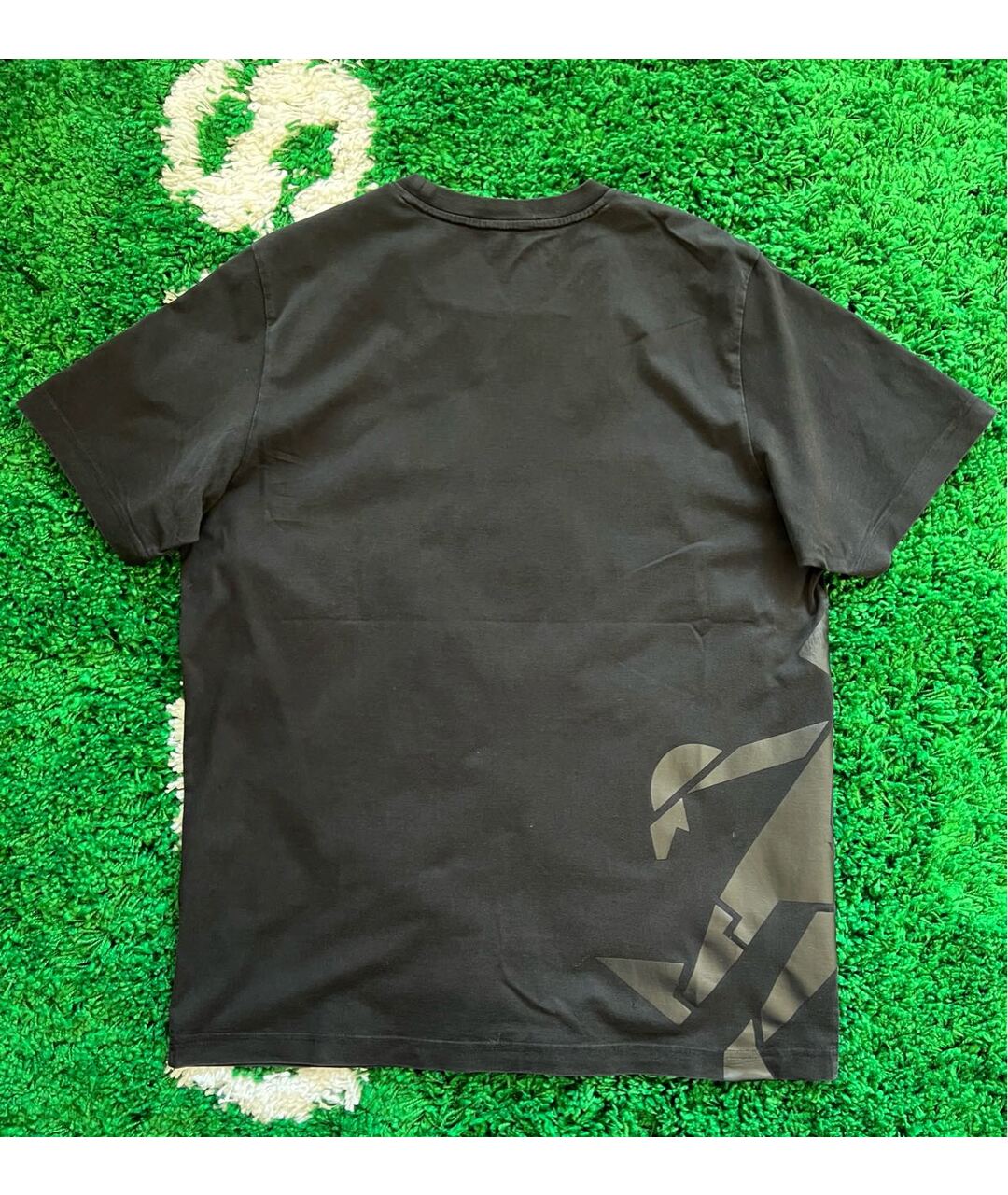 Y-3 Черная хлопковая футболка, фото 4