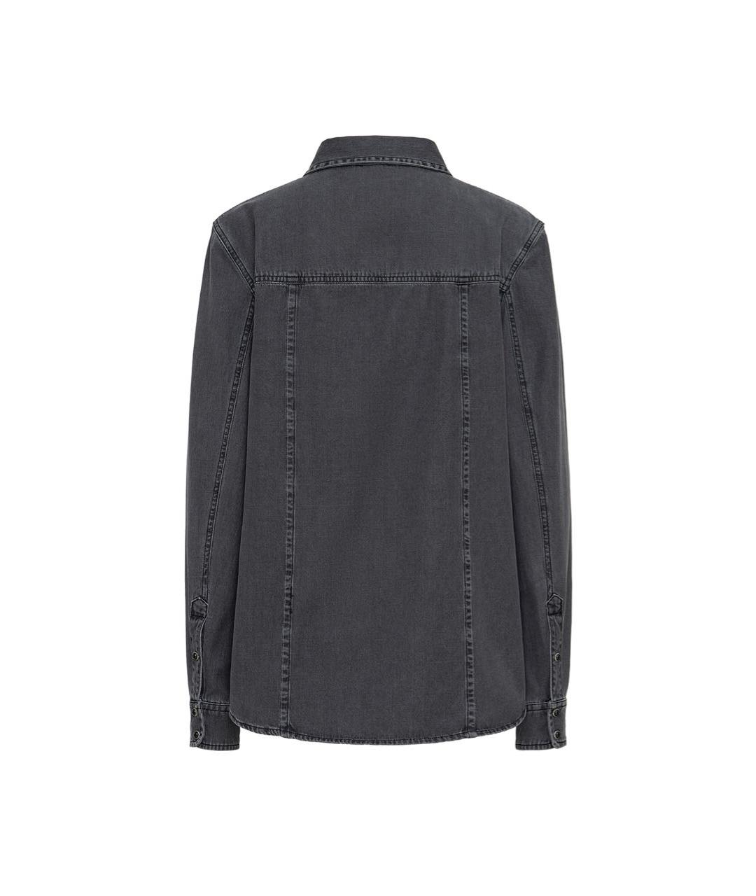 ETRO Антрацитовая хлопковая рубашка, фото 2