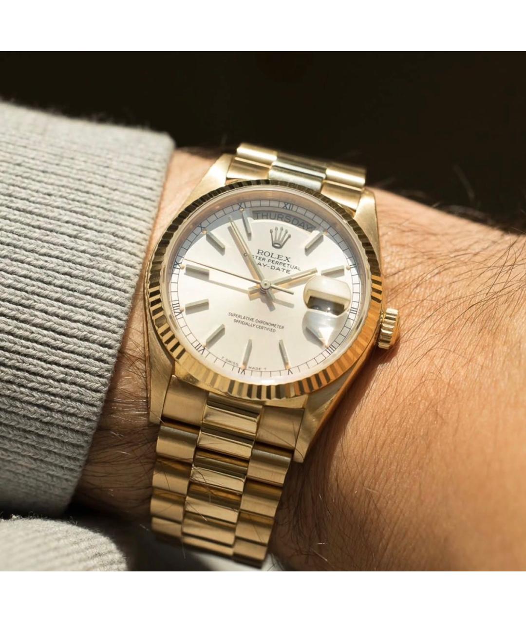 ROLEX Золотые часы из желтого золота, фото 3