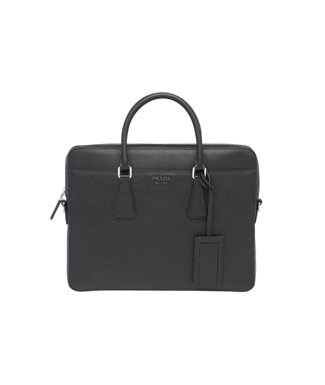 PRADA Черный портфель, фото 5