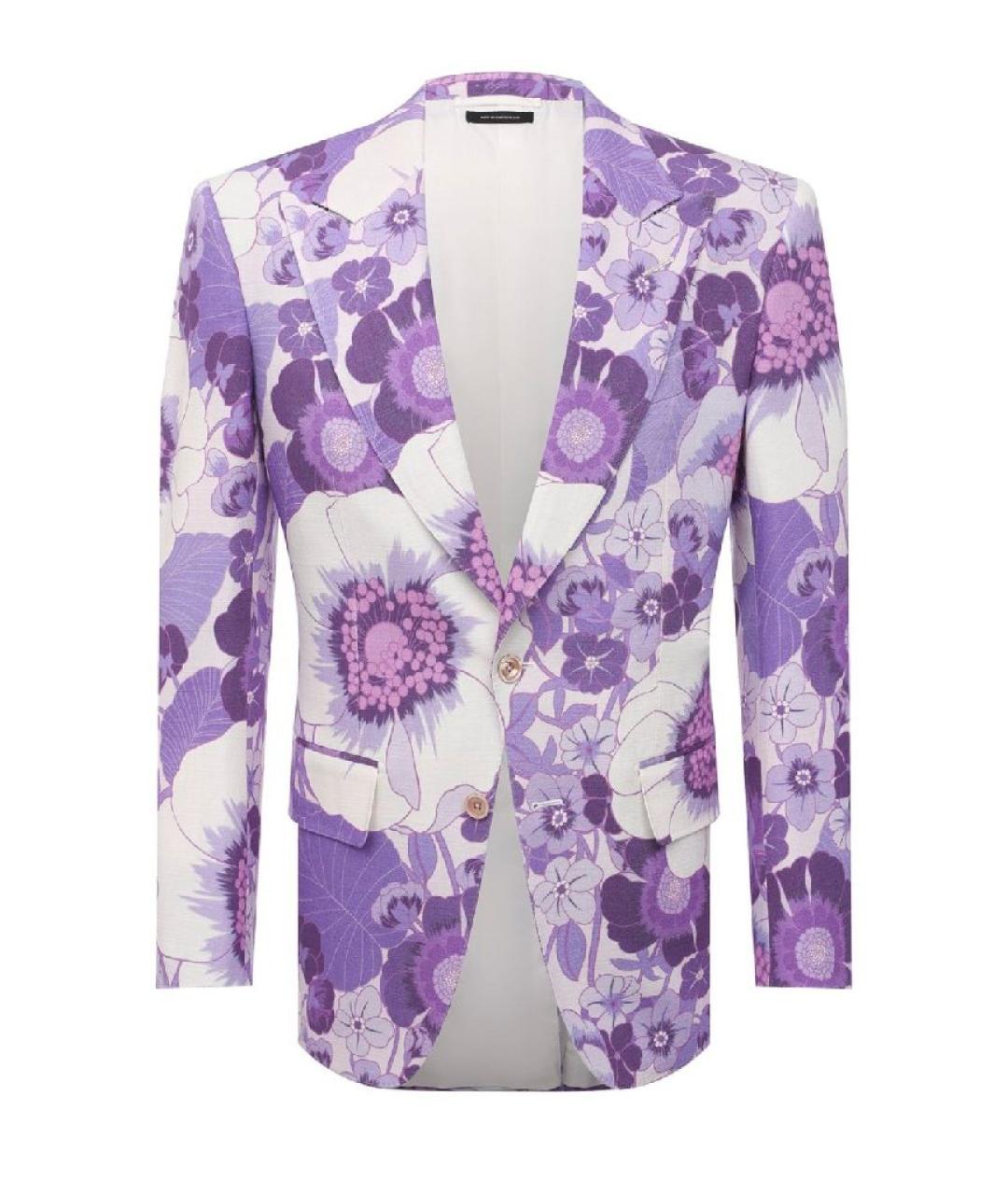 TOM FORD Фиолетовый вискозный пиджак, фото 6