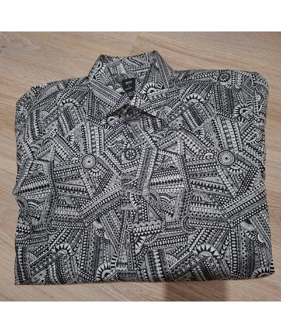 HUGO BOSS Мульти хлопковая кэжуал рубашка, фото 2