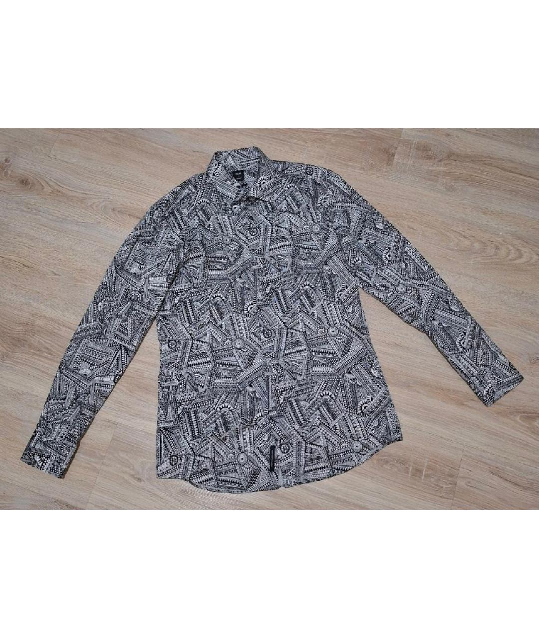 HUGO BOSS Мульти хлопковая кэжуал рубашка, фото 7