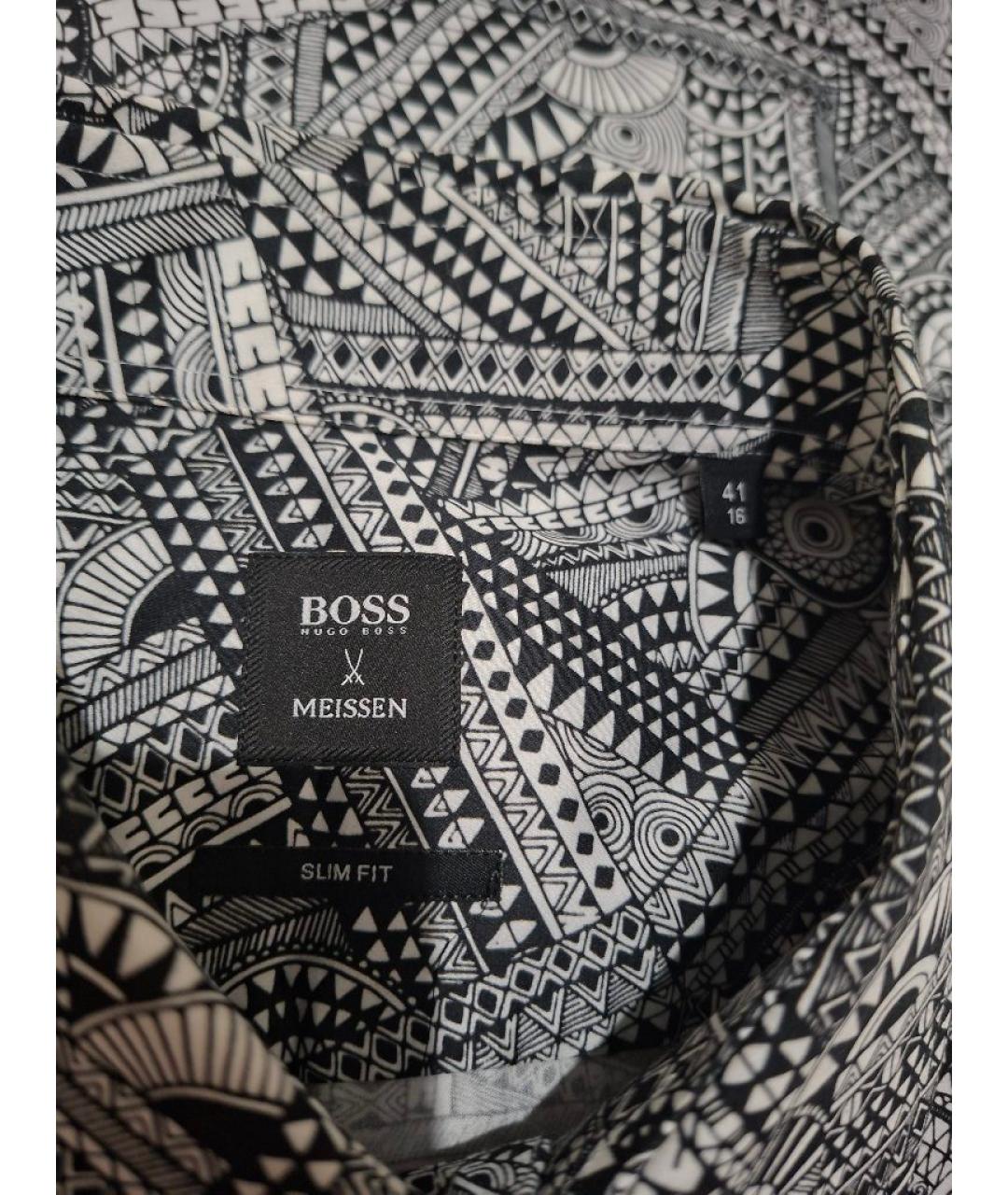 HUGO BOSS Мульти хлопковая кэжуал рубашка, фото 3