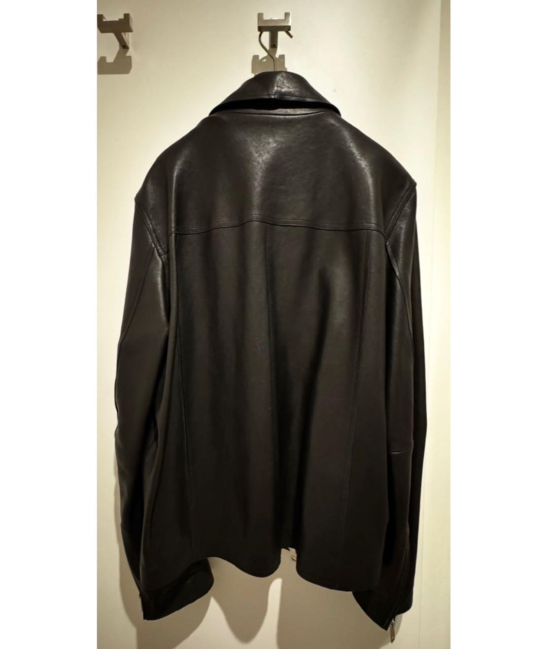 DIESEL Черная кожаная куртка, фото 3